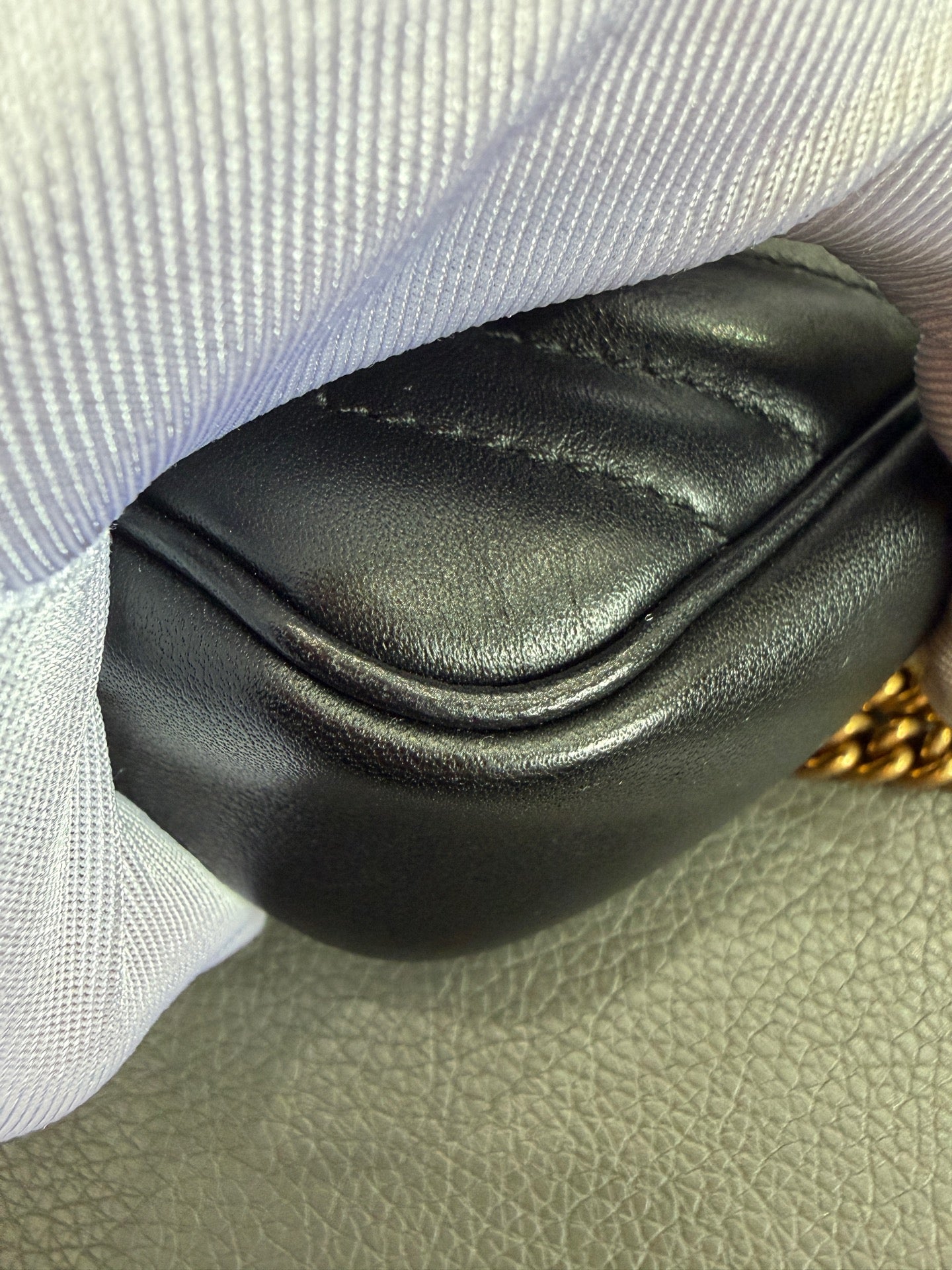 Gucci - GG Marmont Matelassé Mini Bag - Leather - Black - (mini)
