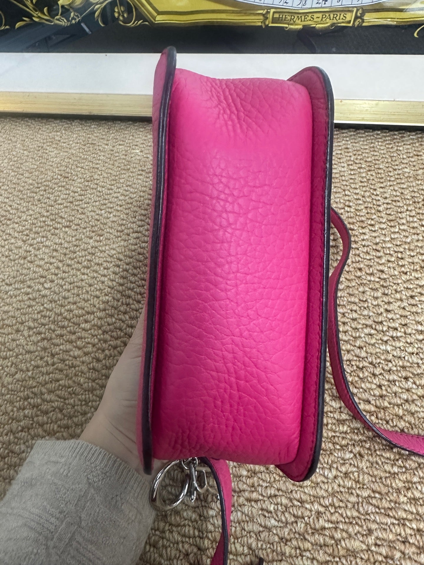 Dior - Small Crossbody Bag - Leather - Pink - (mini)