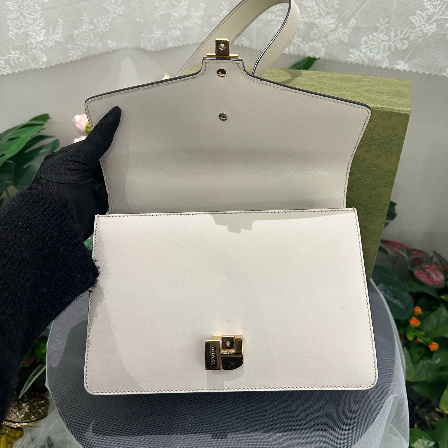 Gucci - Sylvie - Leather - White - (medium)