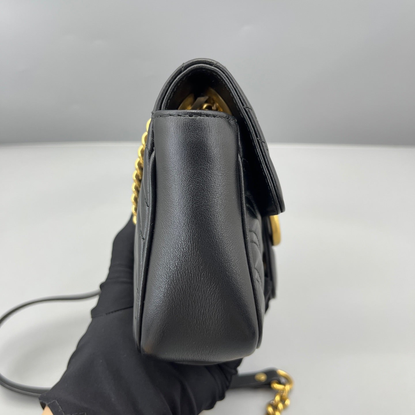 Gucci - Marmont 22 - Leather - Black - (mini)