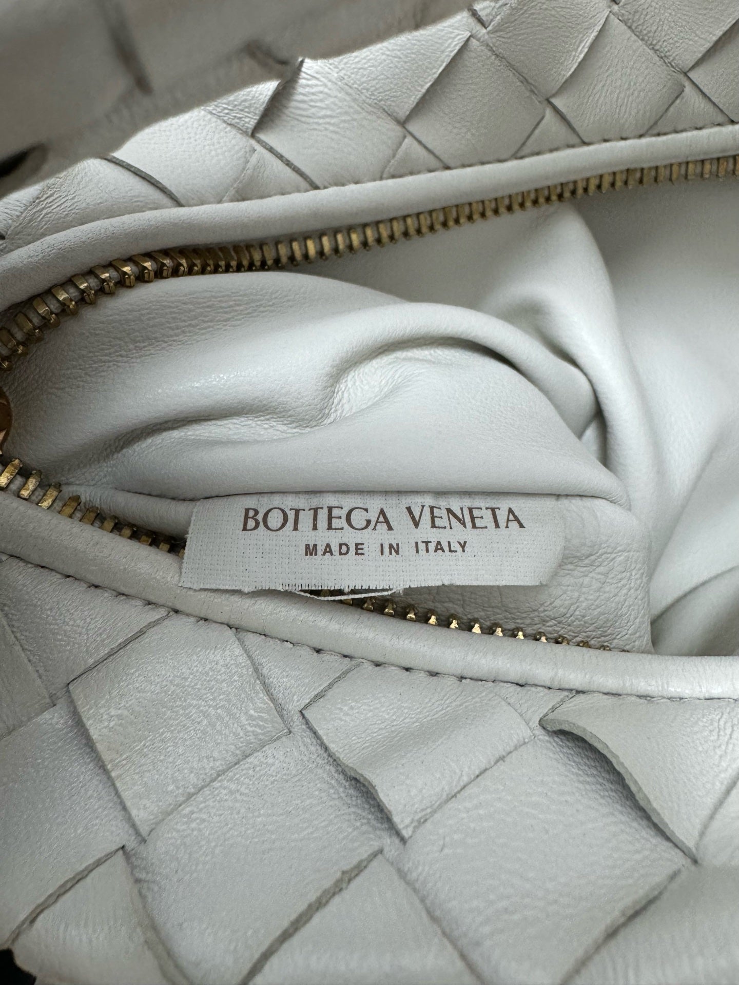 Bottega Veneta - Mini Jodie - Lambskin leather - White - (mini)