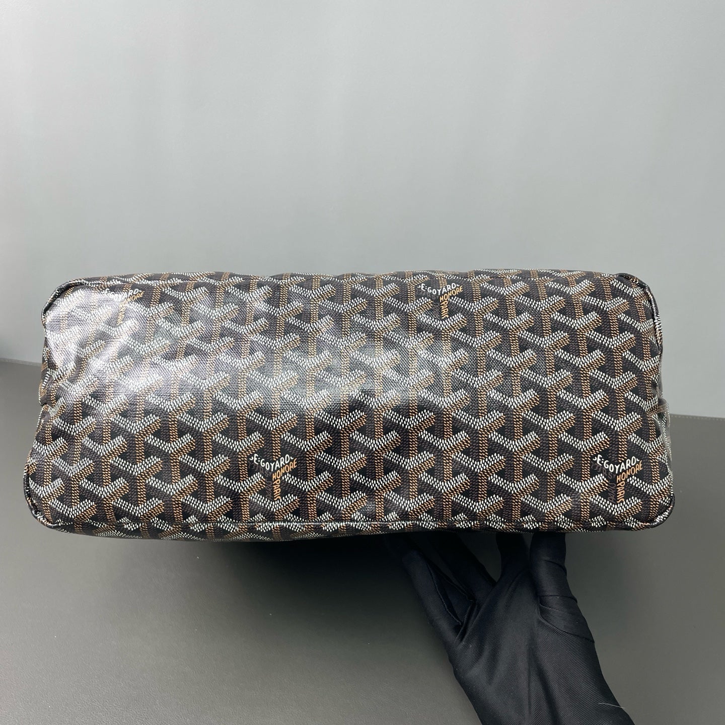 Goyard - Hobo with Pouch - Goyardine coated canvas with leather trim - Black - (Large)