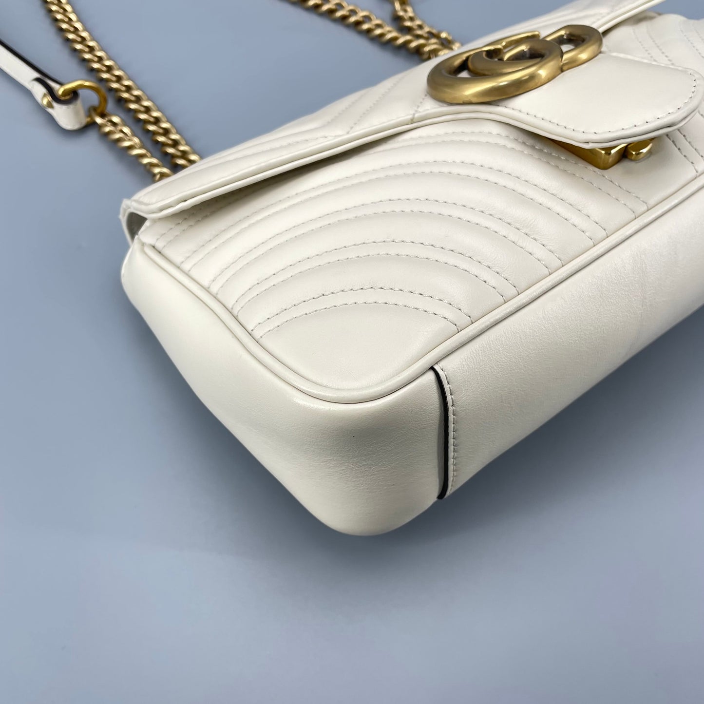 Gucci - Marmont 26 - Leather - White - (small)