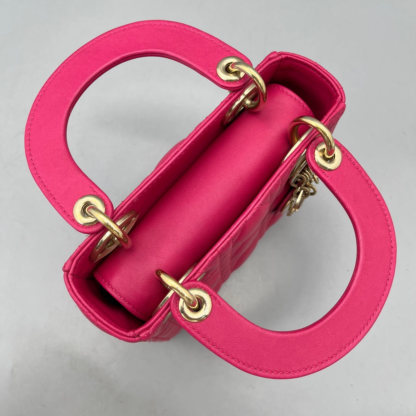 Dior - Lady Dior - Lambskin leather - Pink - (Mini)