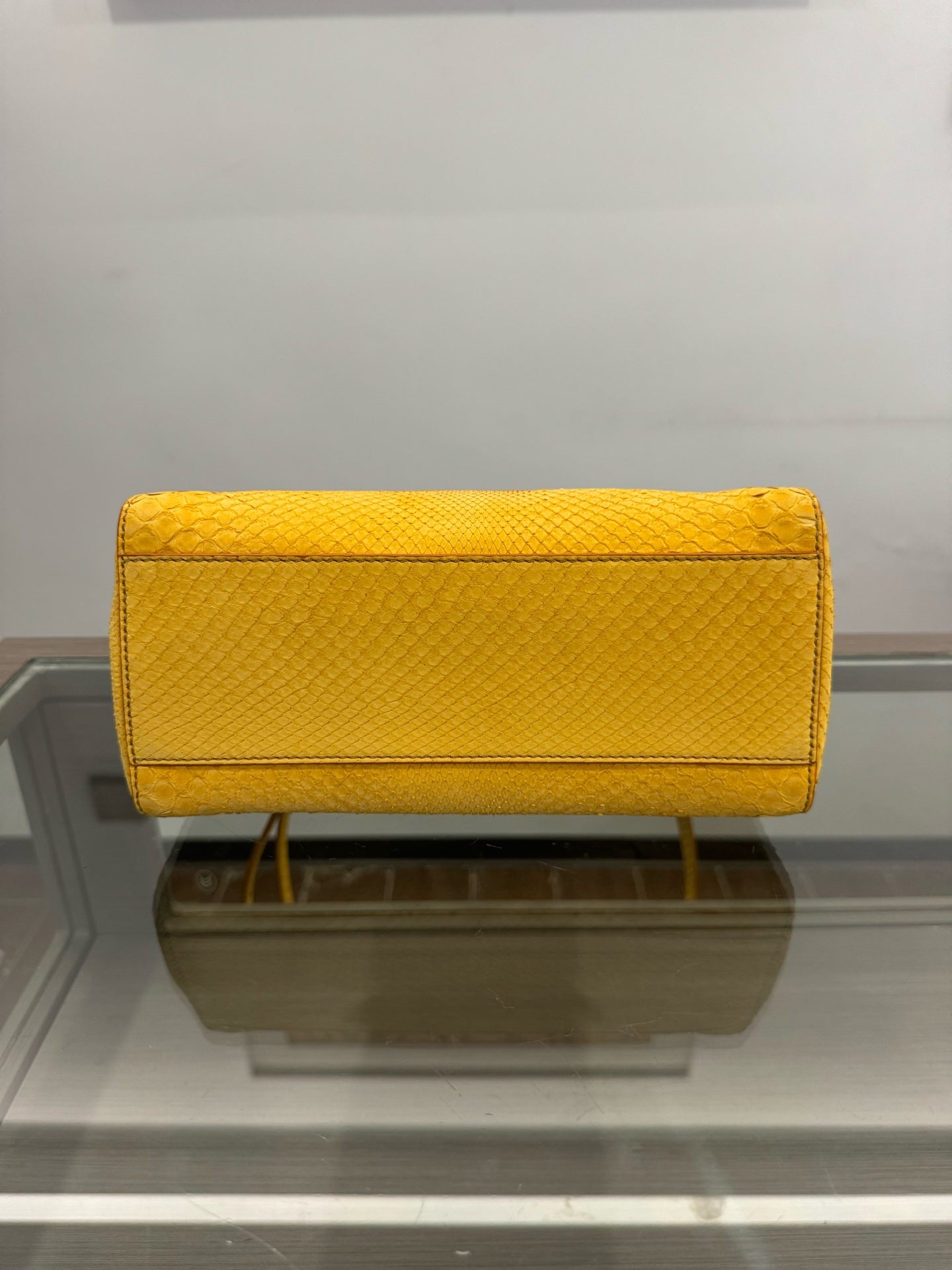 Fendi - Peekaboo Mini - Exotic leathers - Python - Yellow - (mini)