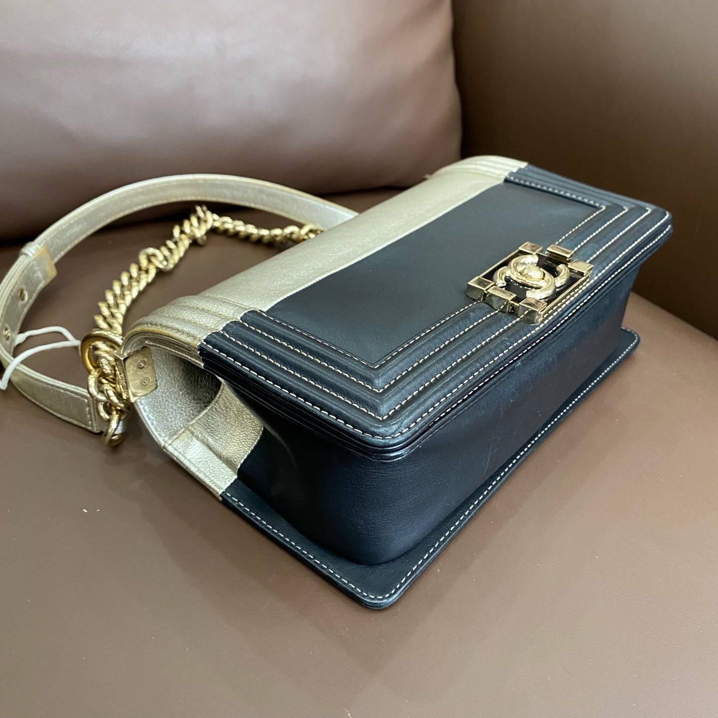 Chanel - Le Boy Medium - Leather - Multicolour - (medium)