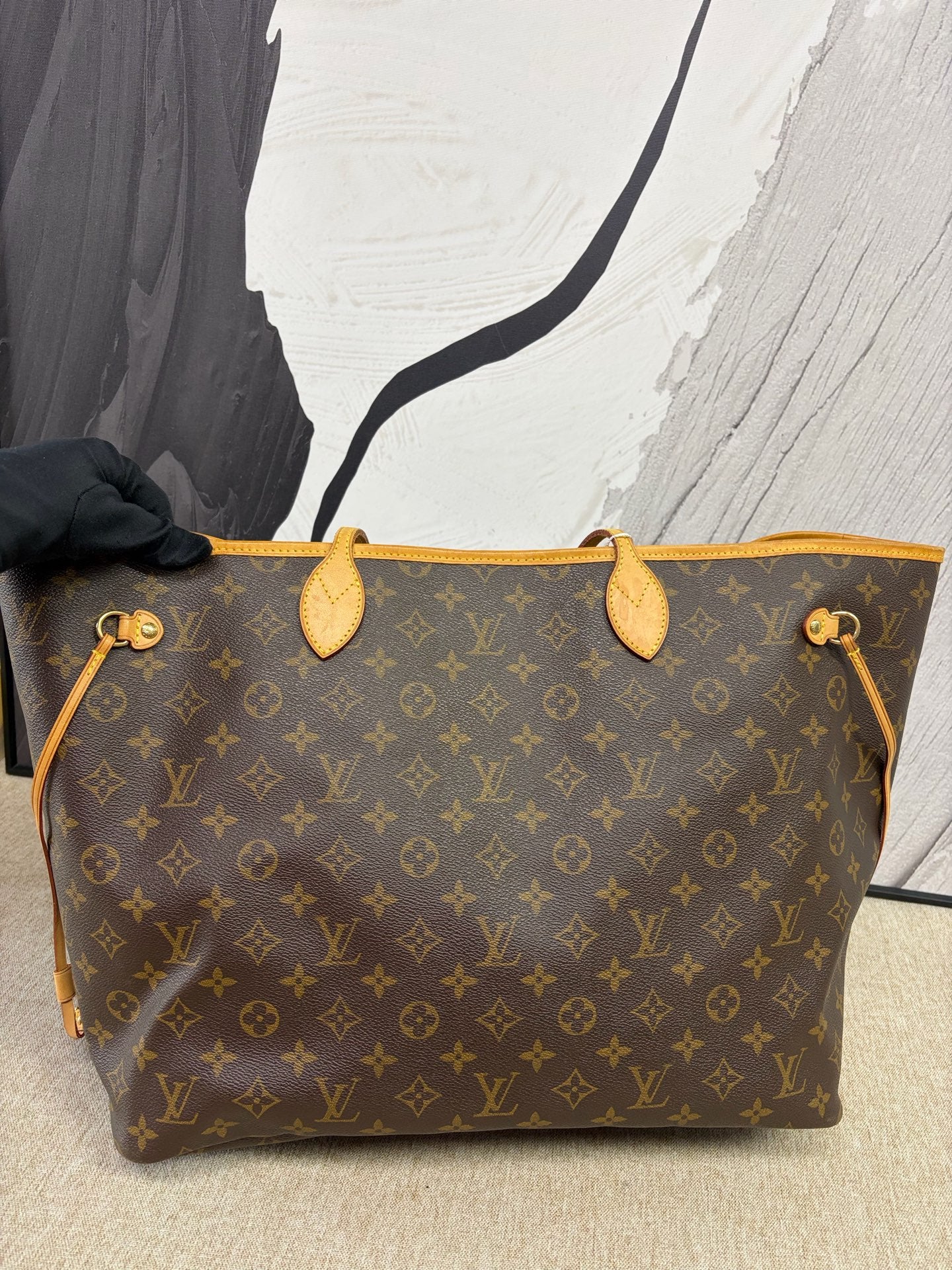 Louis Vuitton - Neverfull GM - Monogram coated canvas, Vachetta leather - Brown - (Large)