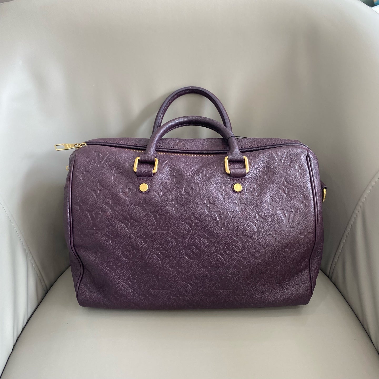 Louis Vuitton - Speedy 30 - Leather - Purple - (medium)