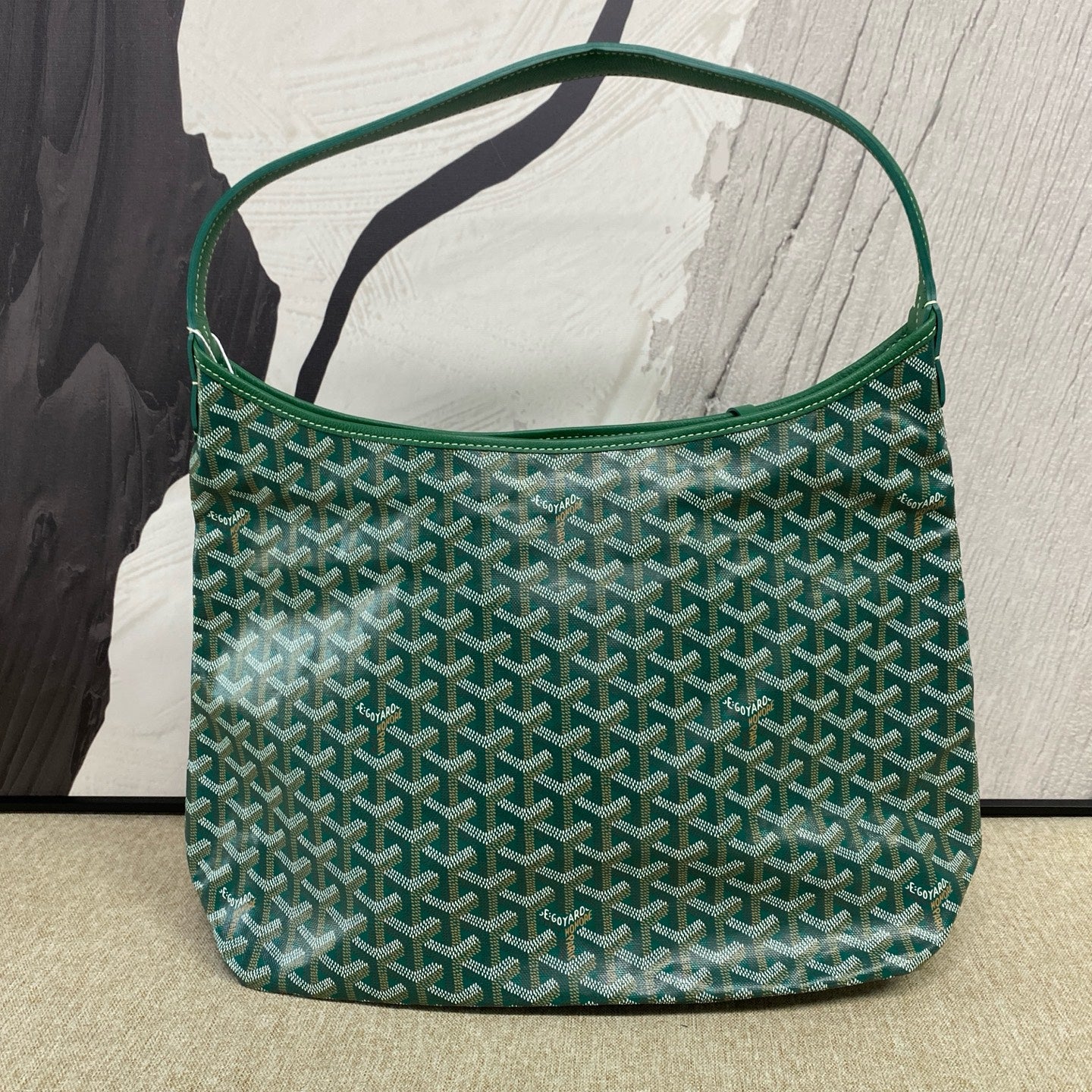 Goyard - Hobo - Goyardine canvas with leather trim - Green - (large)