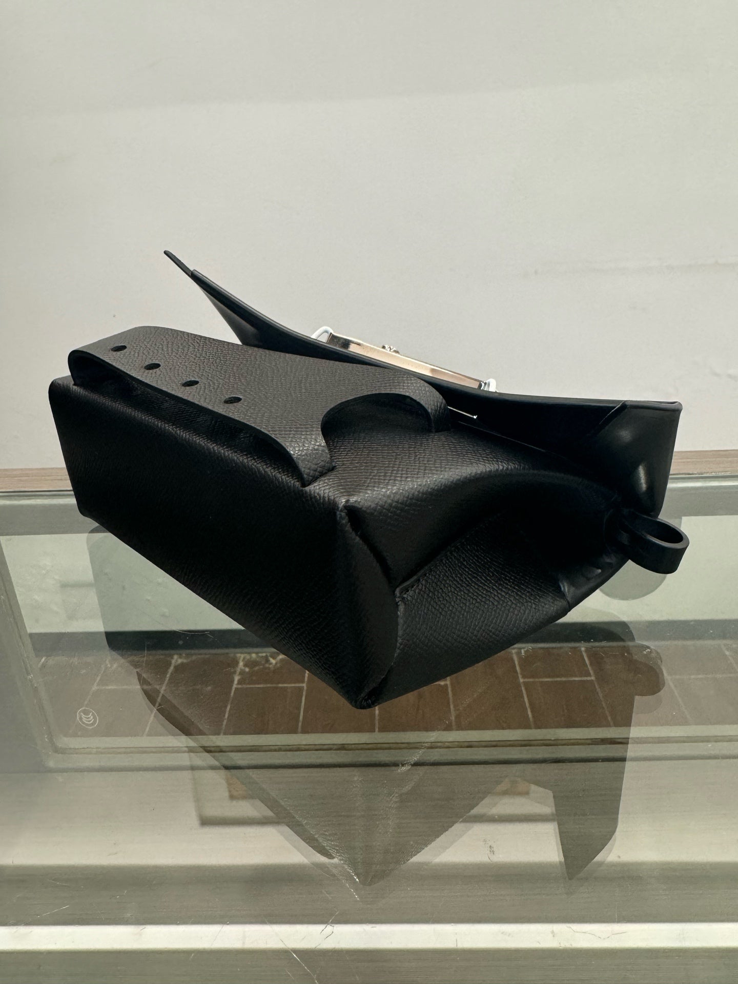 Maison Margiela - Numeric Label Flap Bag - Leather - Black - (Small)