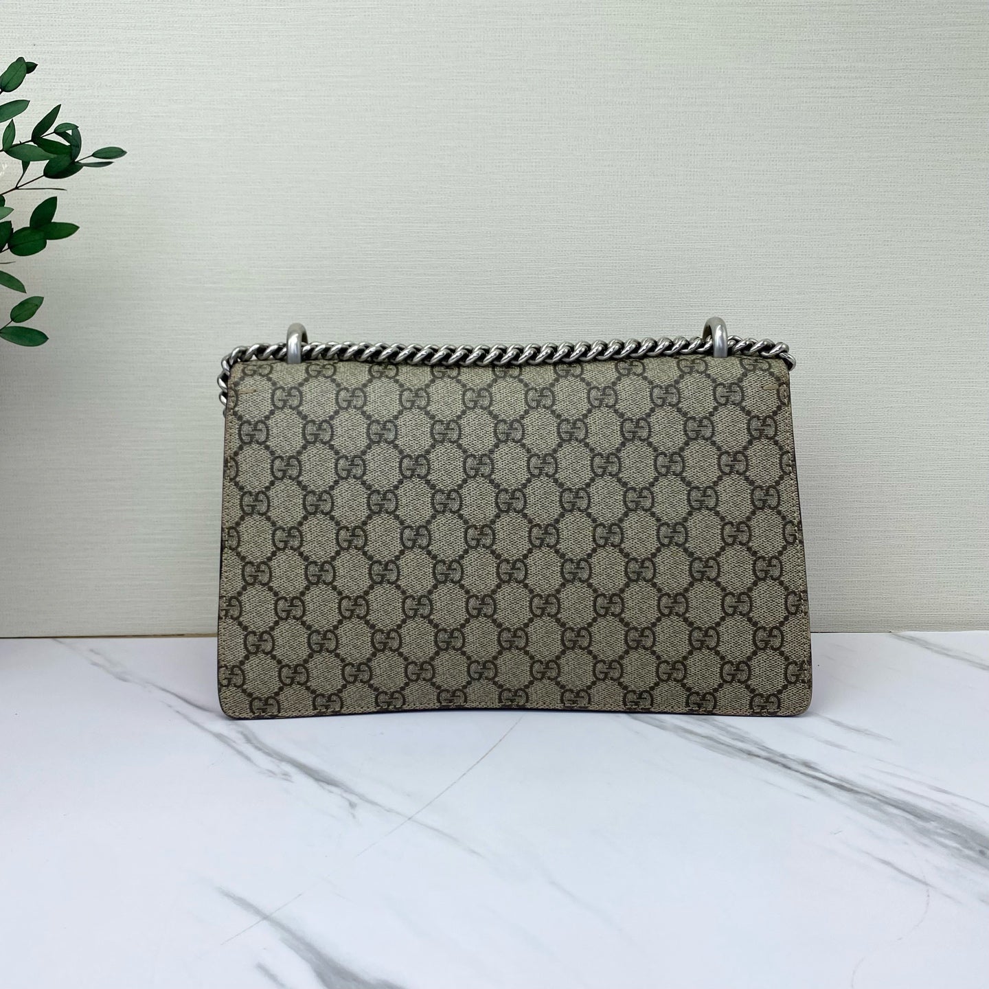 Gucci - Dionysus - GG Supreme canvas and Suede - Beige and Red - (Medium)