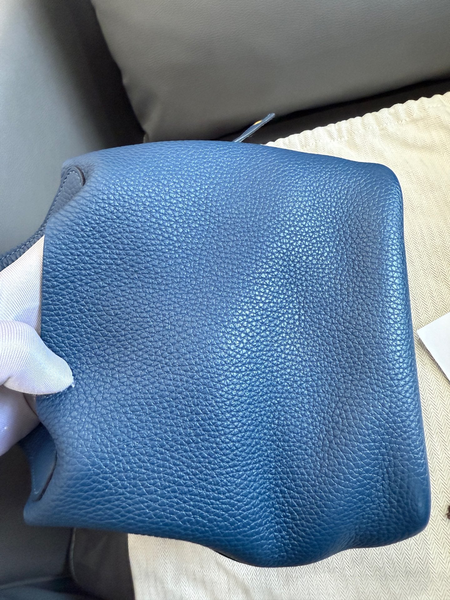 Hermès - Picotin Lock 18 - Clemence leather - Deep Blue with Gold-Tone Hardware - (mini)