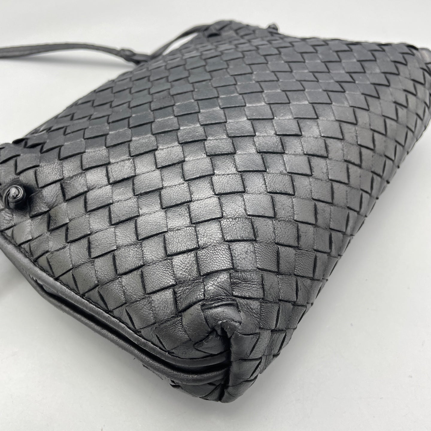 Bottega Veneta - Intrecciato Camera Bag - Leather - Black - (small)