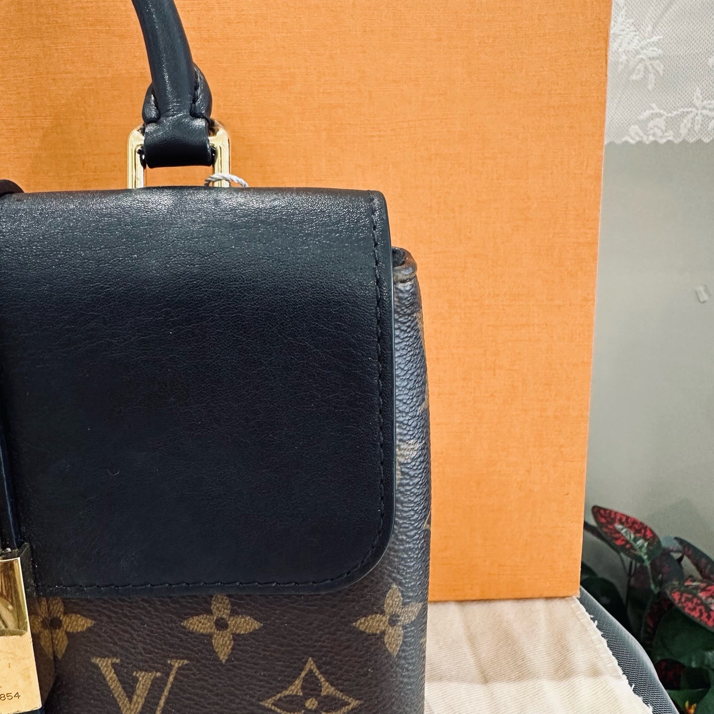 Louis Vuitton - Black Padlock BB - Monogram coated canvas and leather - Black and Brown - (mini)
