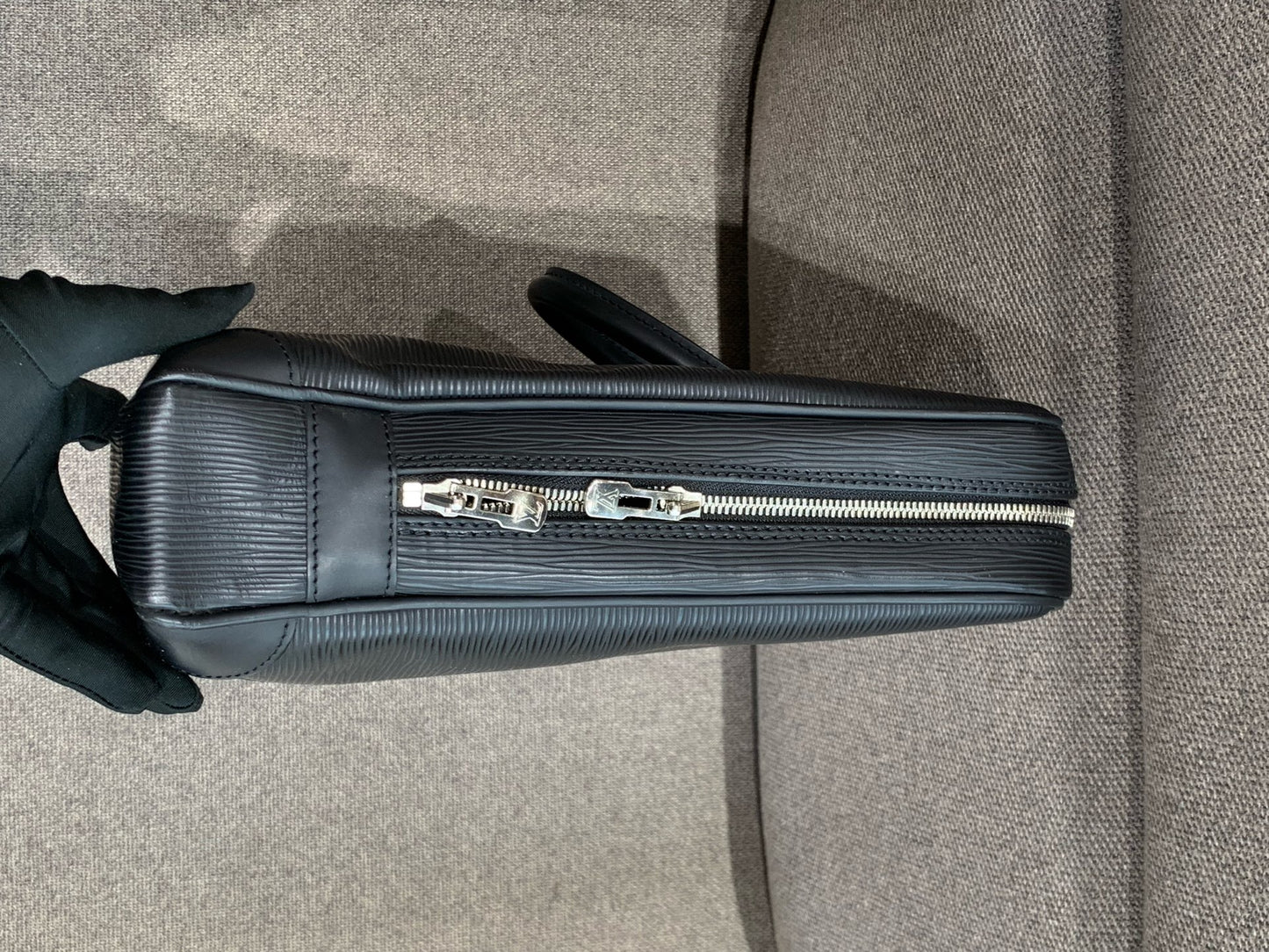 Louis Vuitton - Porte-Documents Briefcase - Leather - Black - (Medium)