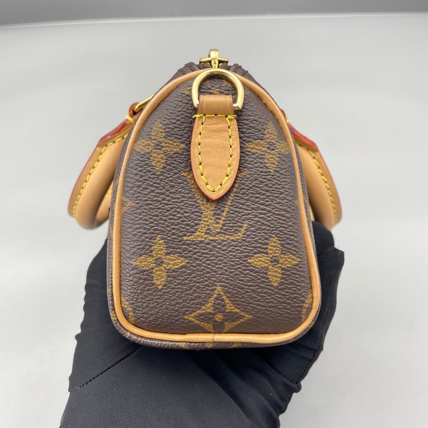 Louis Vuitton - Speedy Nano - Monogram coated canvas with Vachetta leather trim - Brown - (Mini)