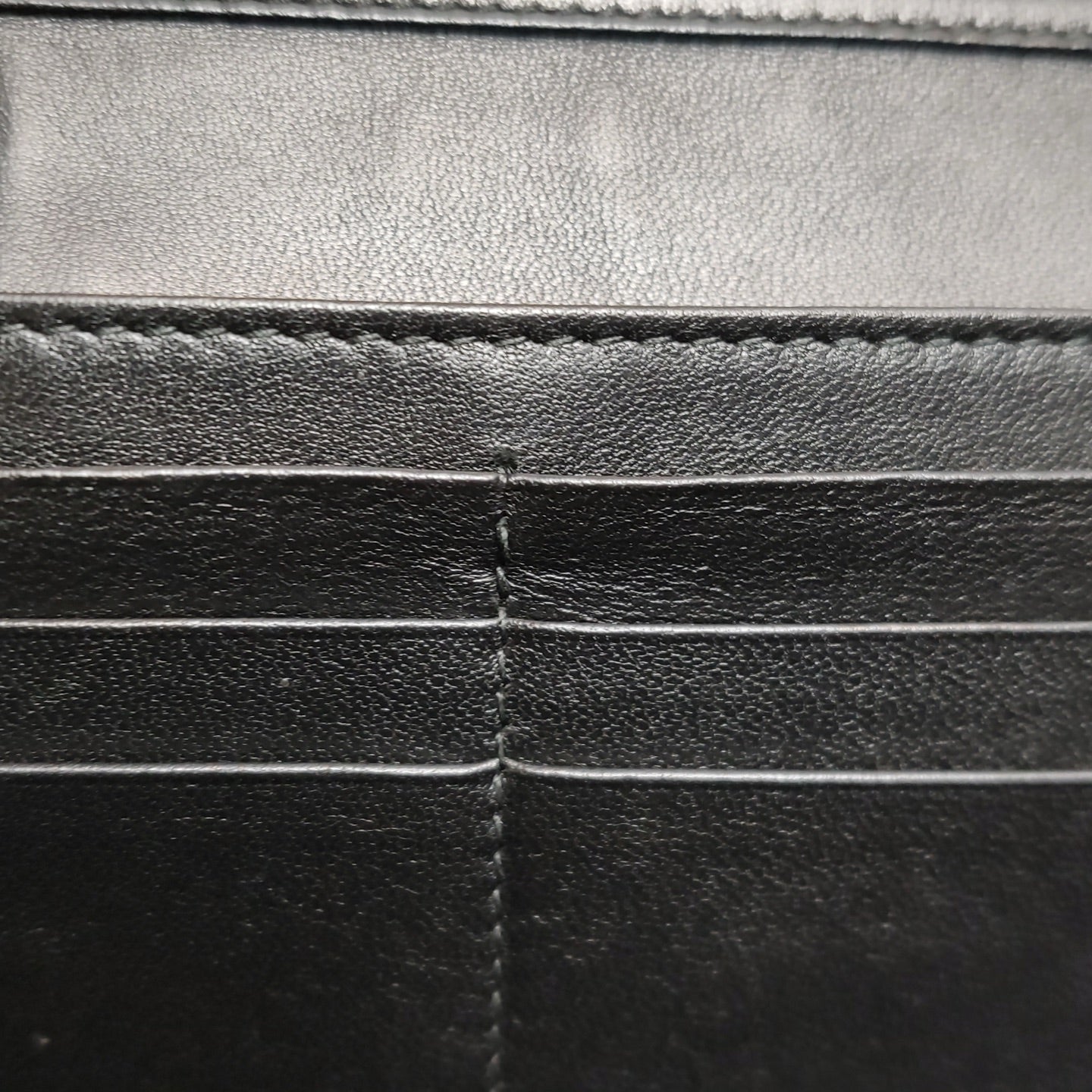 Dior - Diorama Wallet on Chain S0328OVKK M900 - Grained leather - Black - (Small)