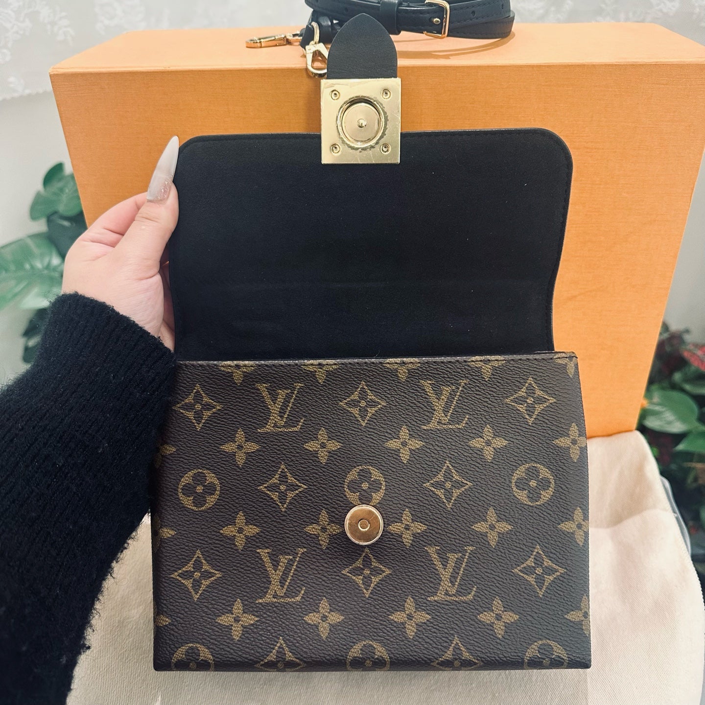 Louis Vuitton - Locky BB - Monogram coated canvas with leather trim - Brown - (mini)