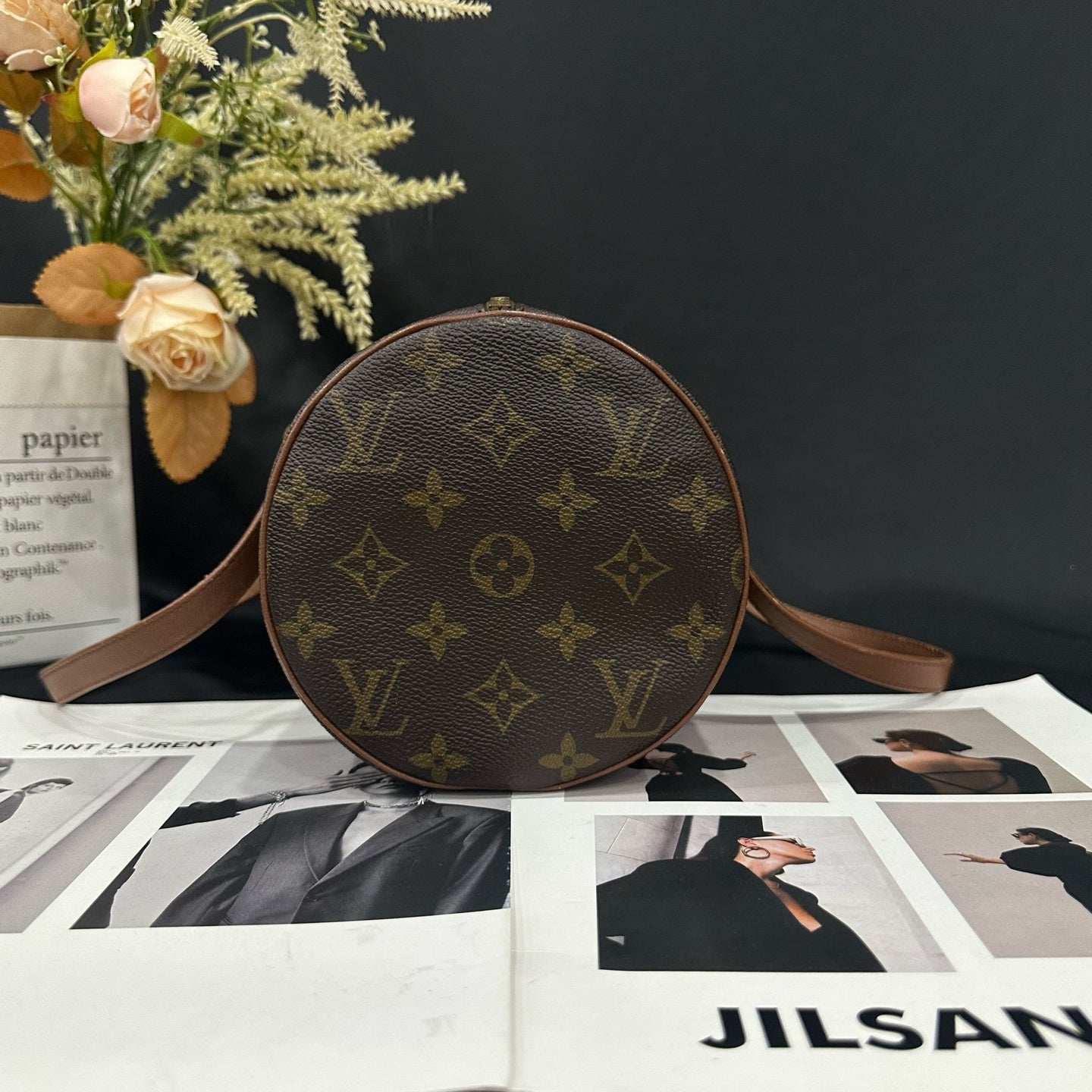Louis Vuitton - Papillon 30 - Monogram coated canvas with natural cowhide leather trim - Brown - (medium)