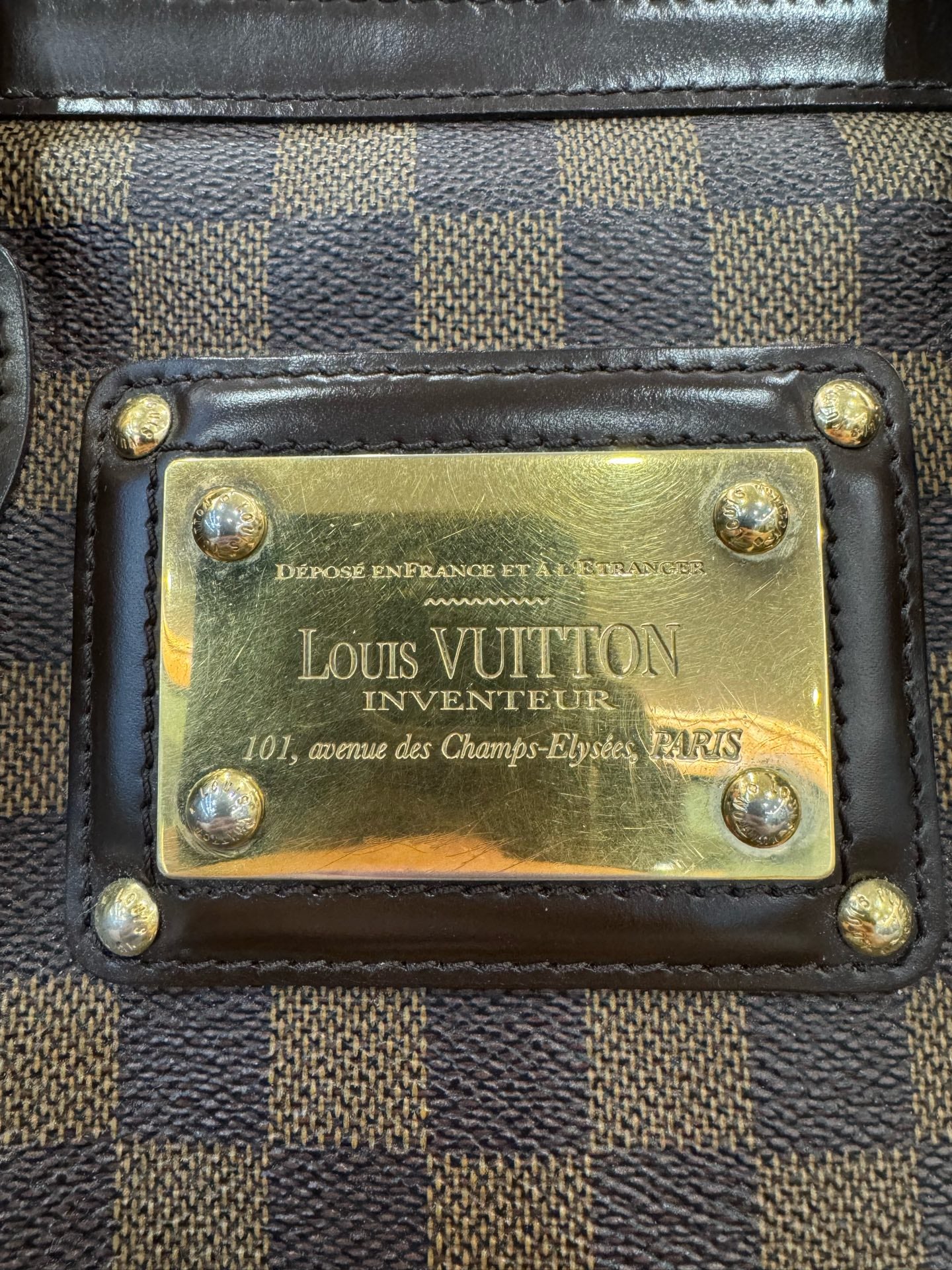 Louis Vuitton - Berkeley - Damier Ebene coated canvas with smooth leather trim - Brown - (medium)