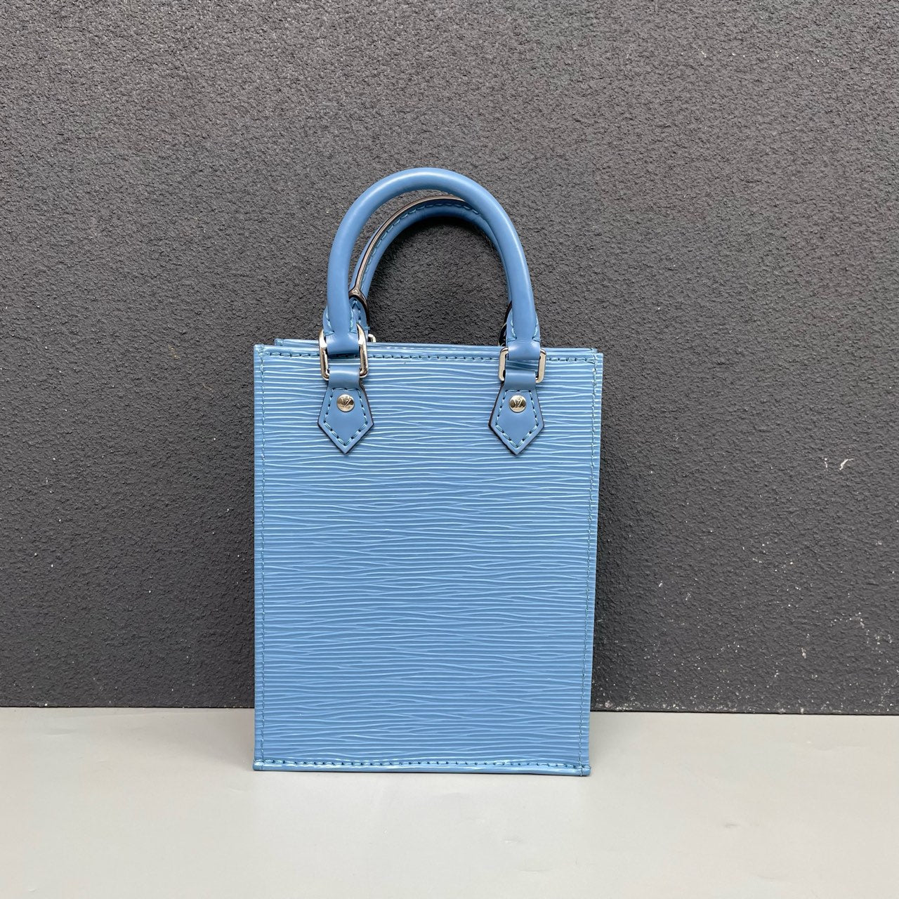 Louis Vuitton - Petit Sac Plat - Leather - Blue - (mini)
