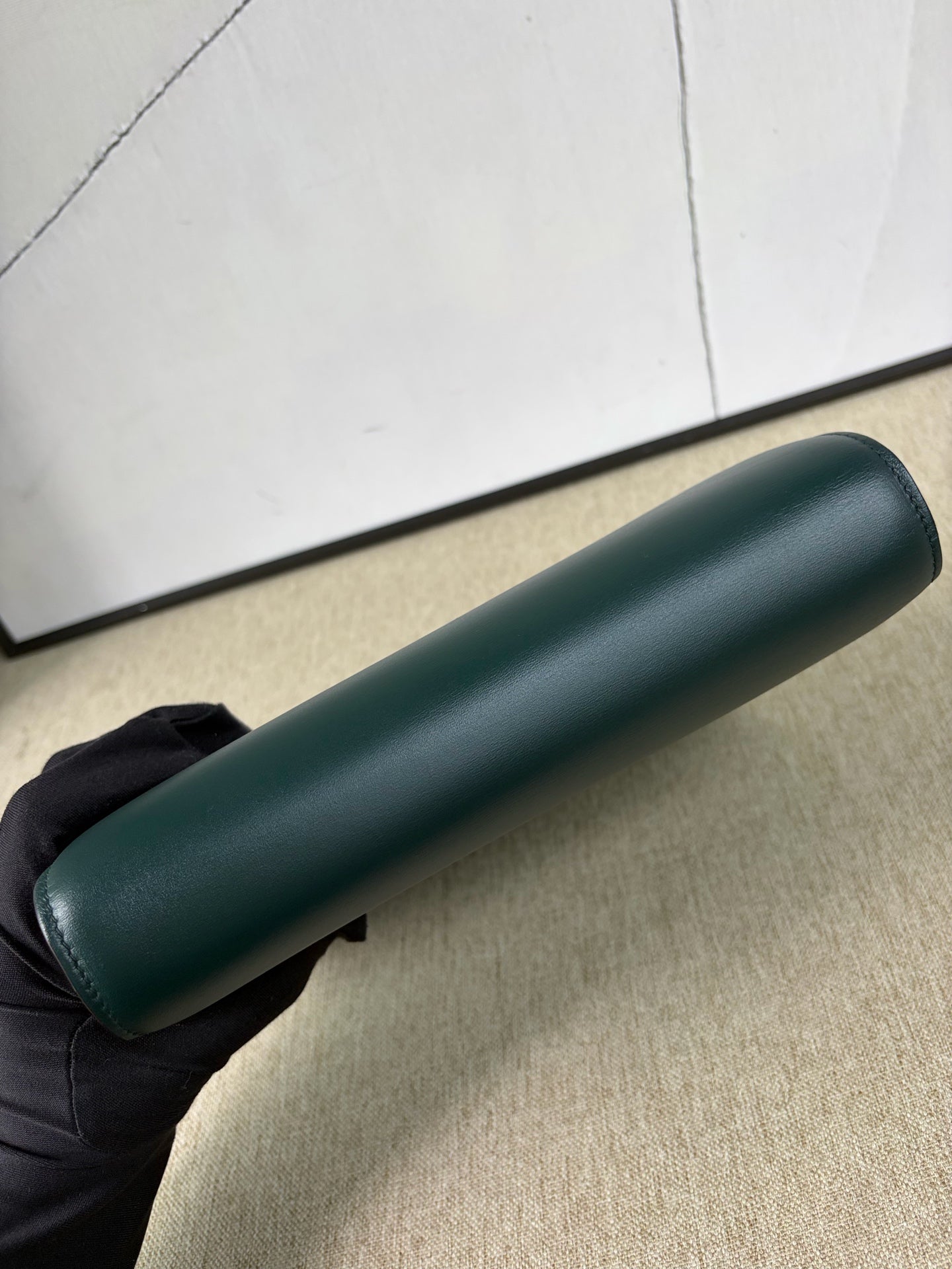 Celine - Classic Box Medium - Leather - Green - (Medium)