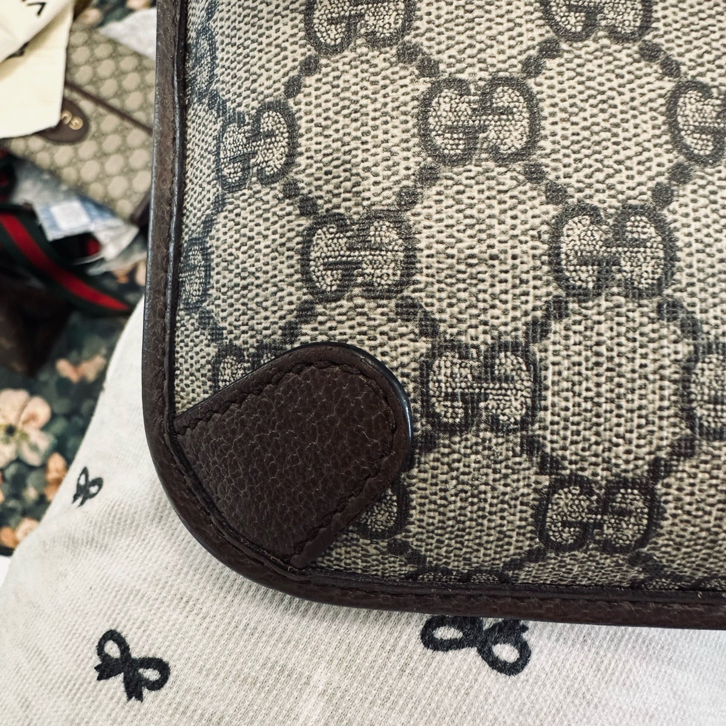 Gucci - Tiger Head Belt Bag - GG Supreme canvas with leather trim - Multicolour - (medium)