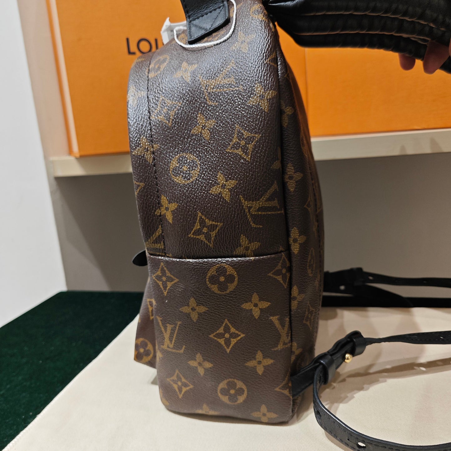 Louis Vuitton - Palm Springs Mini Backpack - Monogram coated canvas and leather - Brown - (mini)