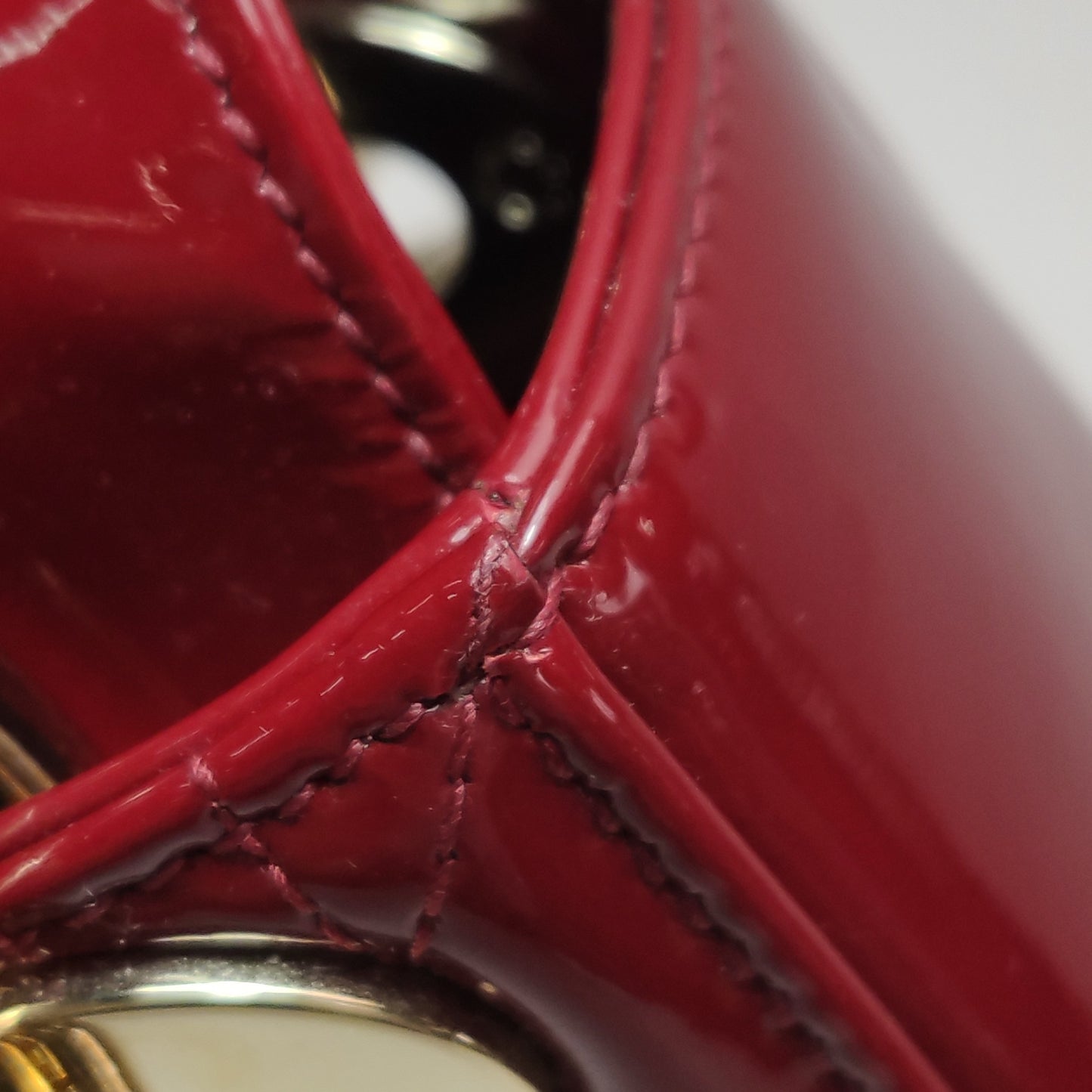 Dior - Lady Dior Micro - Patent leather - Red - (mini)