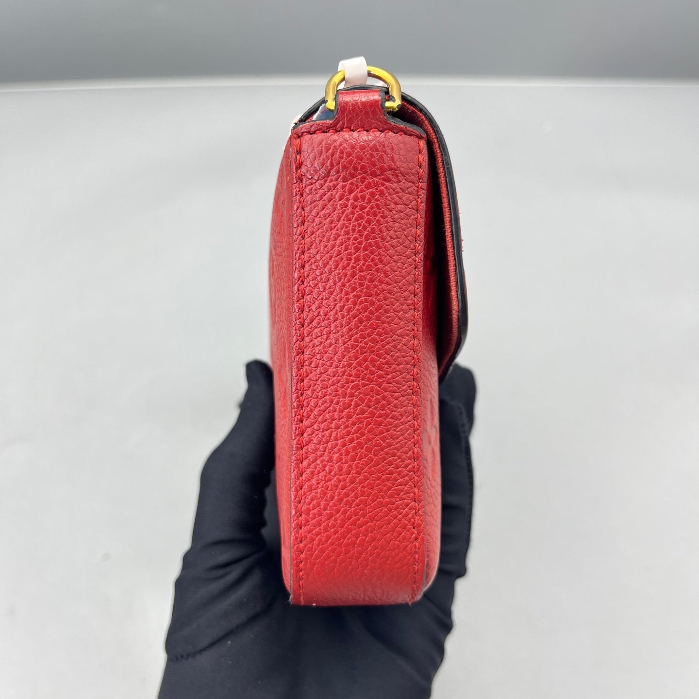 Louis Vuitton - Pochette Felicie - Embossed Monogram Empreinte leather - Red - (small)