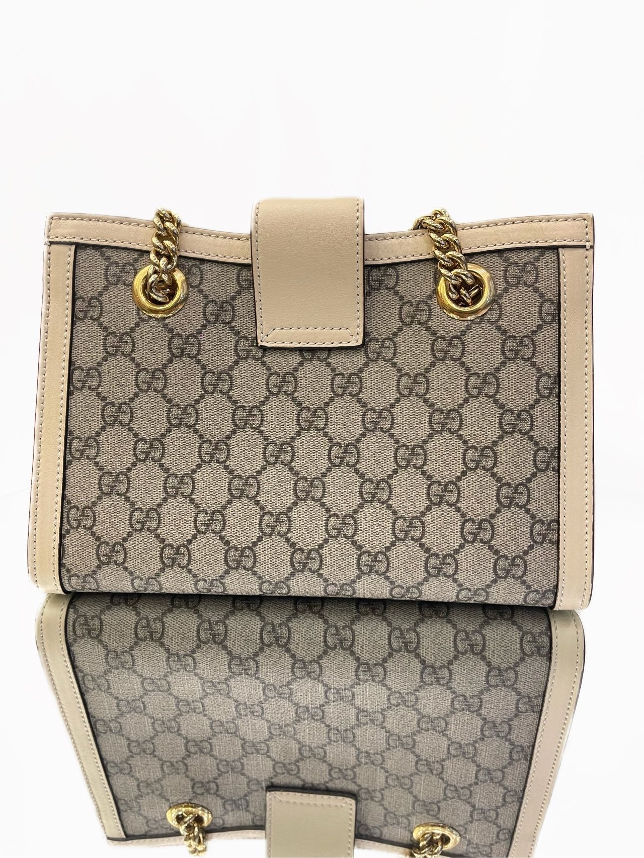 Gucci - Padlock - Coated canvas and Leather - Beige - (small)