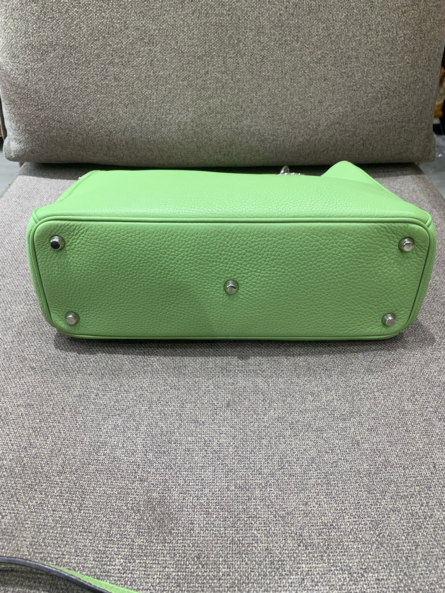Dior - Diorama Top Handle Bag - Pebbled leather - Green - (Small)
