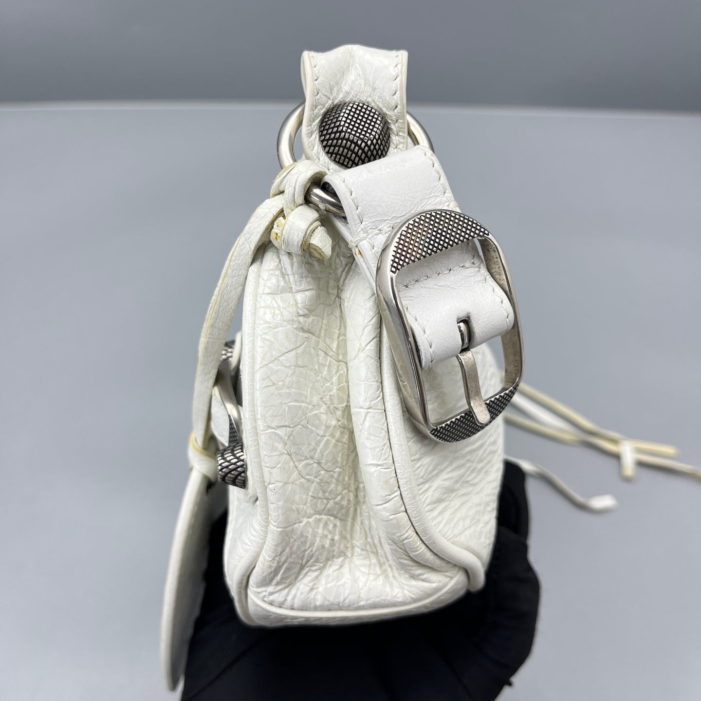 Balenciaga - Le Cagole Mini Shoulder Bag - Leather - White - (mini)