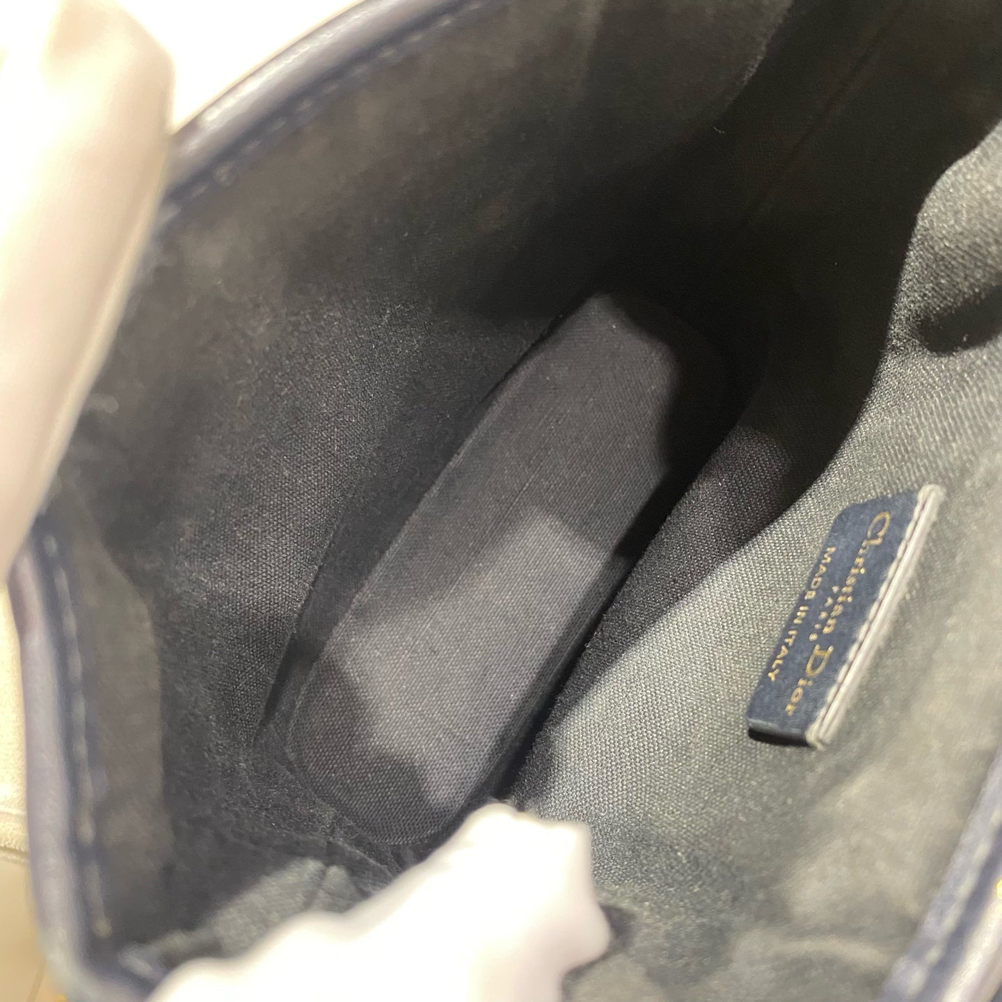 Dior - Dior Oblique Embroidered Mini Bucket Bag - Embroidered canvas with calfskin leather trim - Navy - (mini)