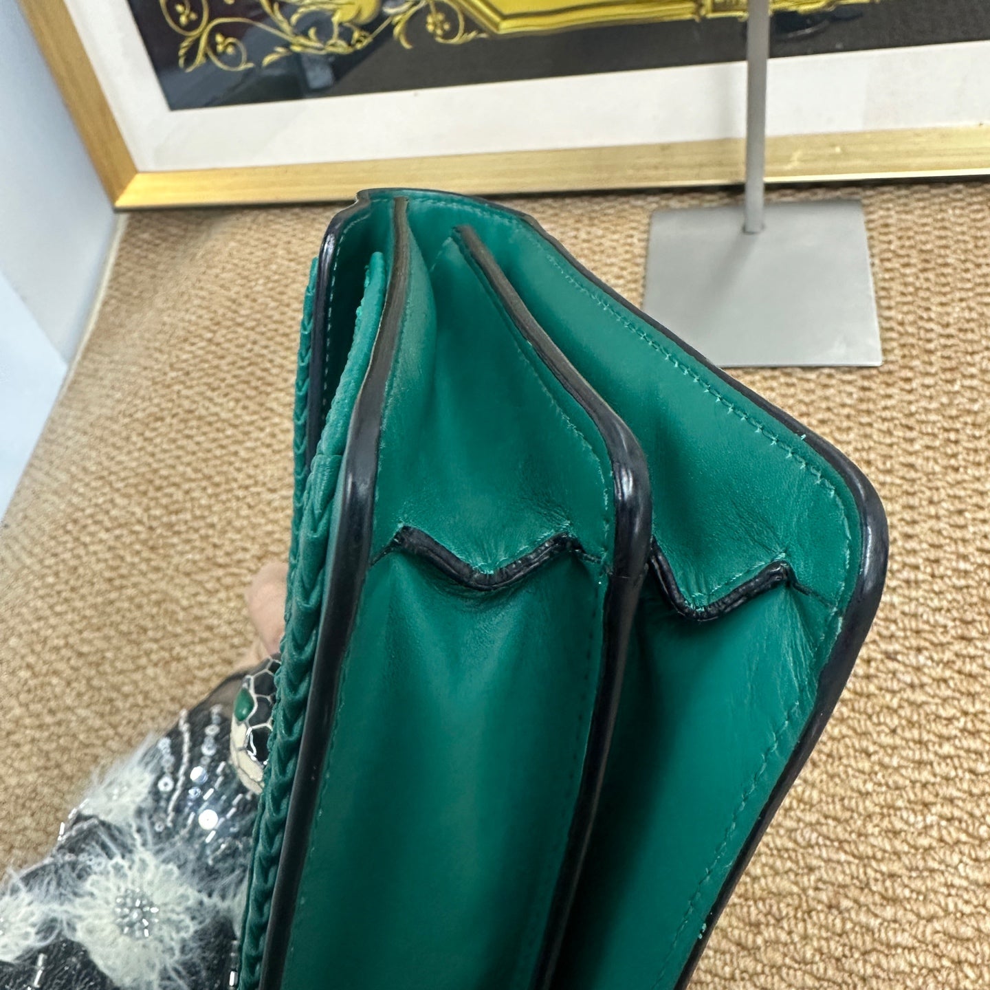 Bvlgari - Serpenti Forever Flap Bag - Calfskin leather - Green - (medium)