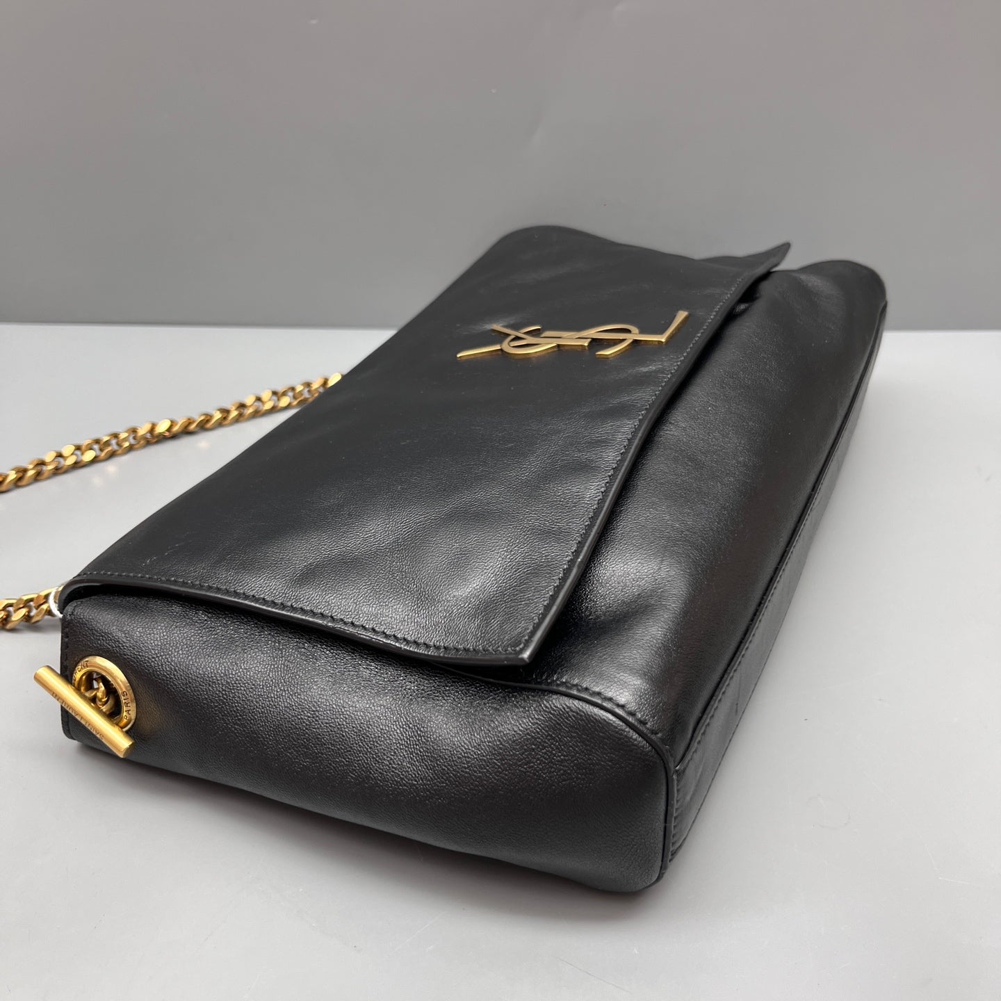 Saint Laurent - Kate - Calfskin leather - Black - (medium)