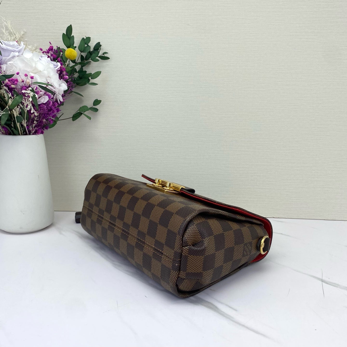 Louis Vuitton - Croisette - Damier Ebene coated canvas with leather trim - Brown - (Medium)