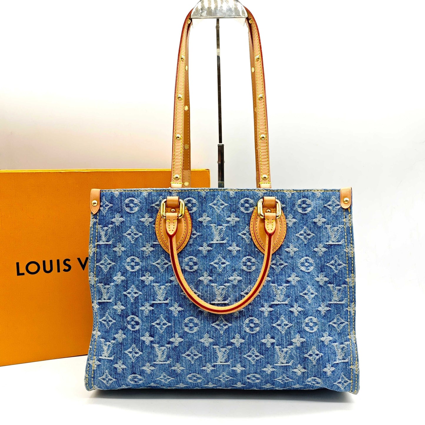 Louis Vuitton - OnTheGo - Denim - Jeans - Blue - (Large)