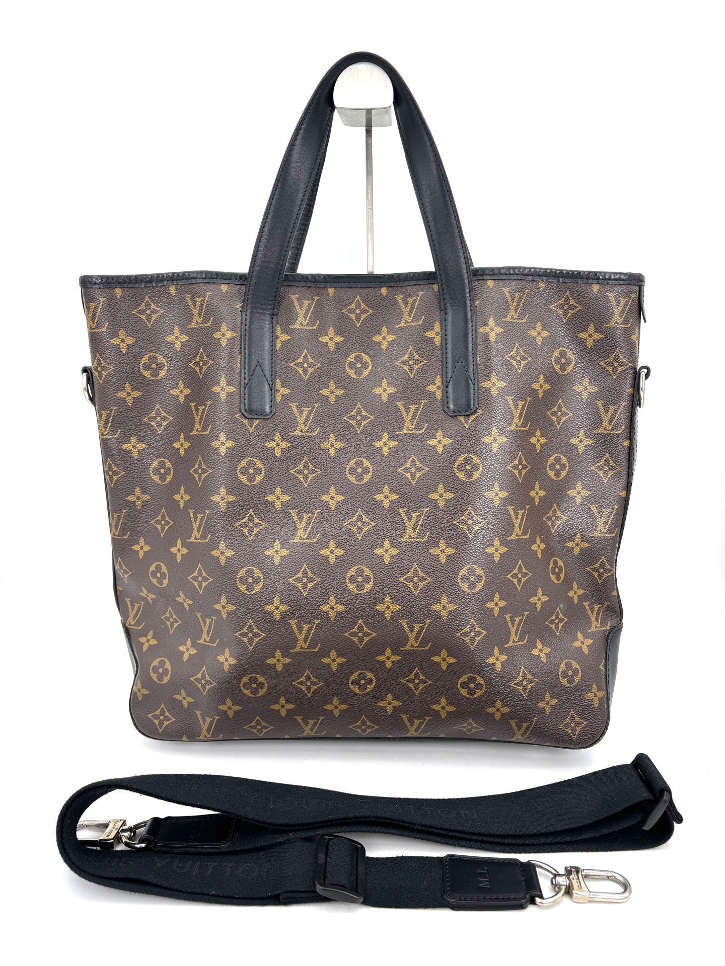 Louis Vuitton - Kitan - Monogram coated canvas with leather trim - Brown - (large)