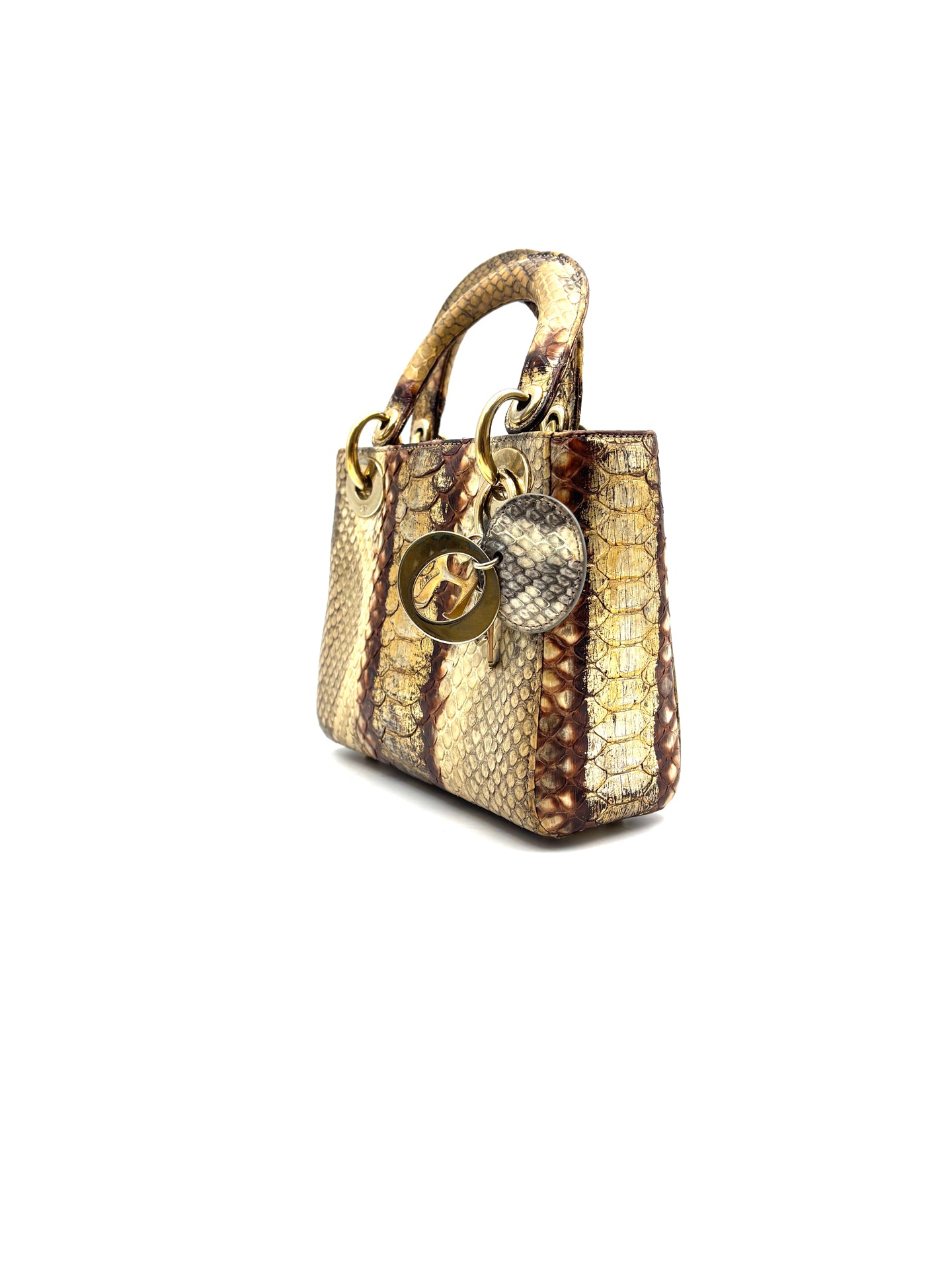 Dior - Lady Dior Mini - Exotic leathers - Python - Multicolour - (mini)