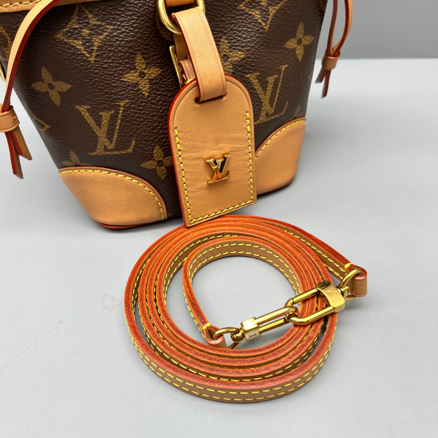 Louis Vuitton - Shaomai Bag - Monogram coated canvas and Vachetta leather - Brown - (mini)