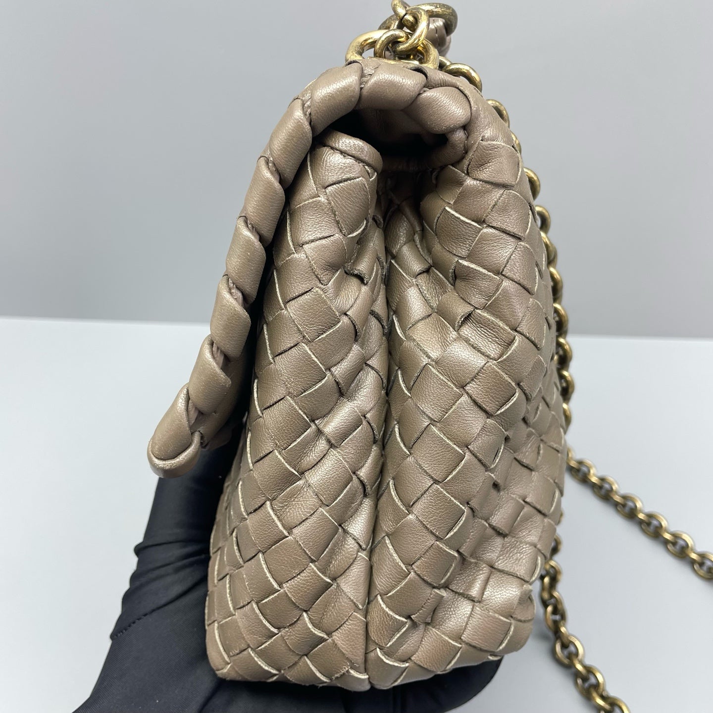 Bottega Veneta - Olimpia - Leather - Grey - (small)