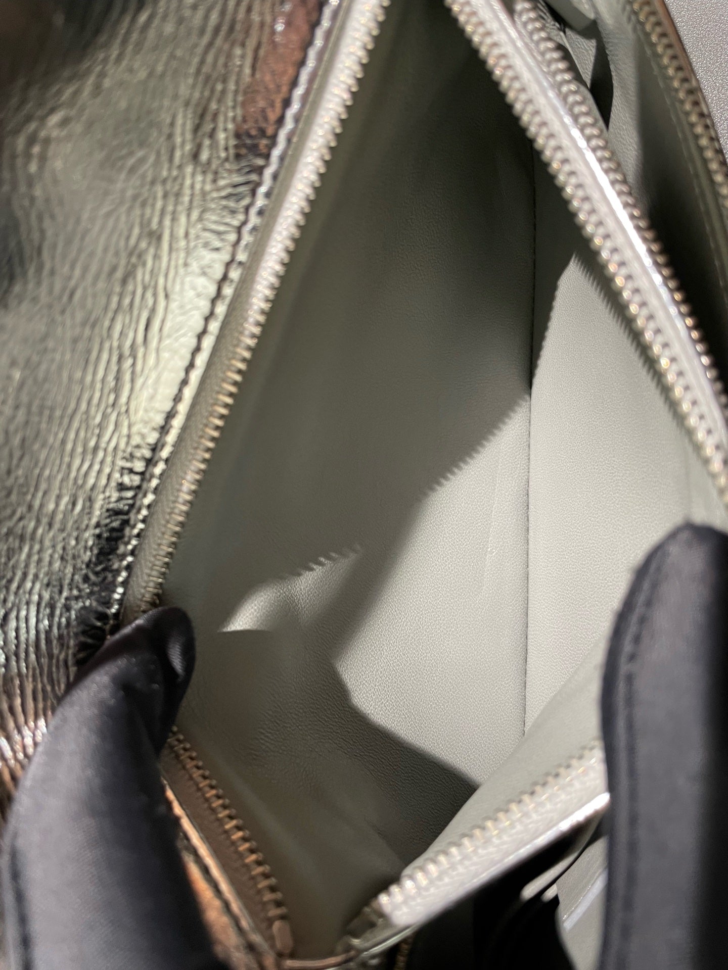 Chanel - 31 Bag Clutch - Waxy leather - Silver - (small)