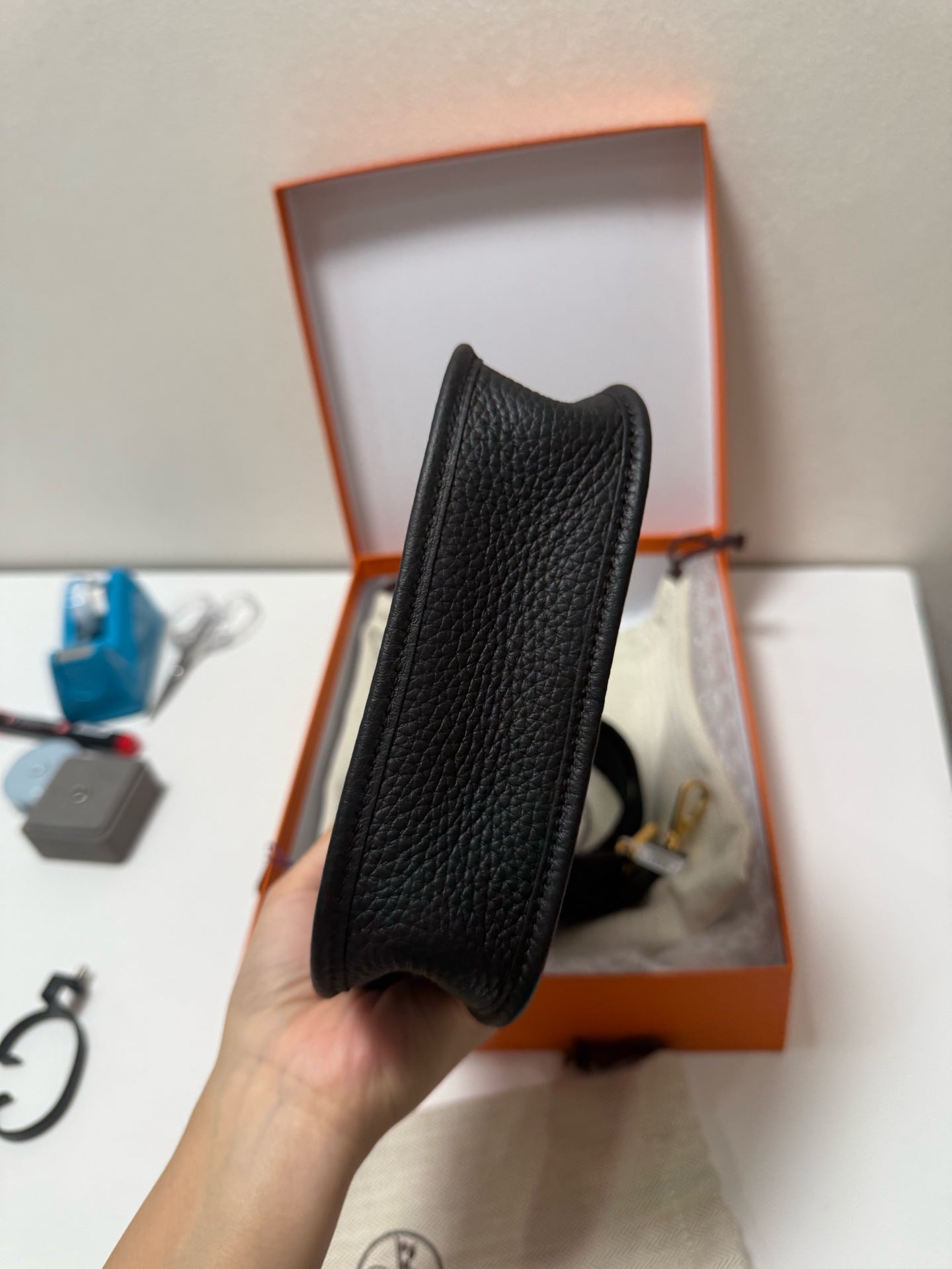 Hermès - Evelyne 16 - Clemence leather - Black - (mini)