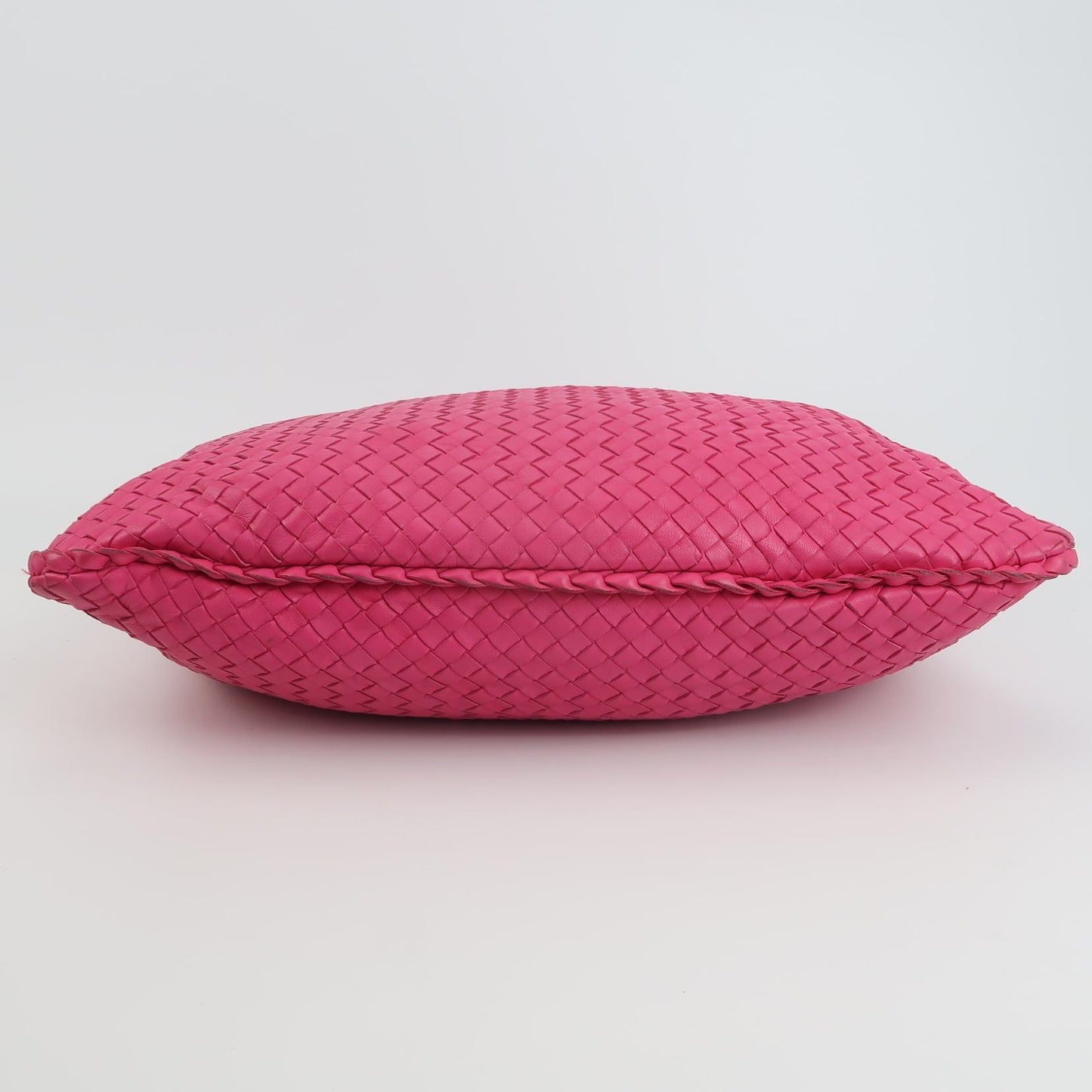 Bottega Veneta - Intrecciato Hobo Bag - Leather - Pink - (Small)