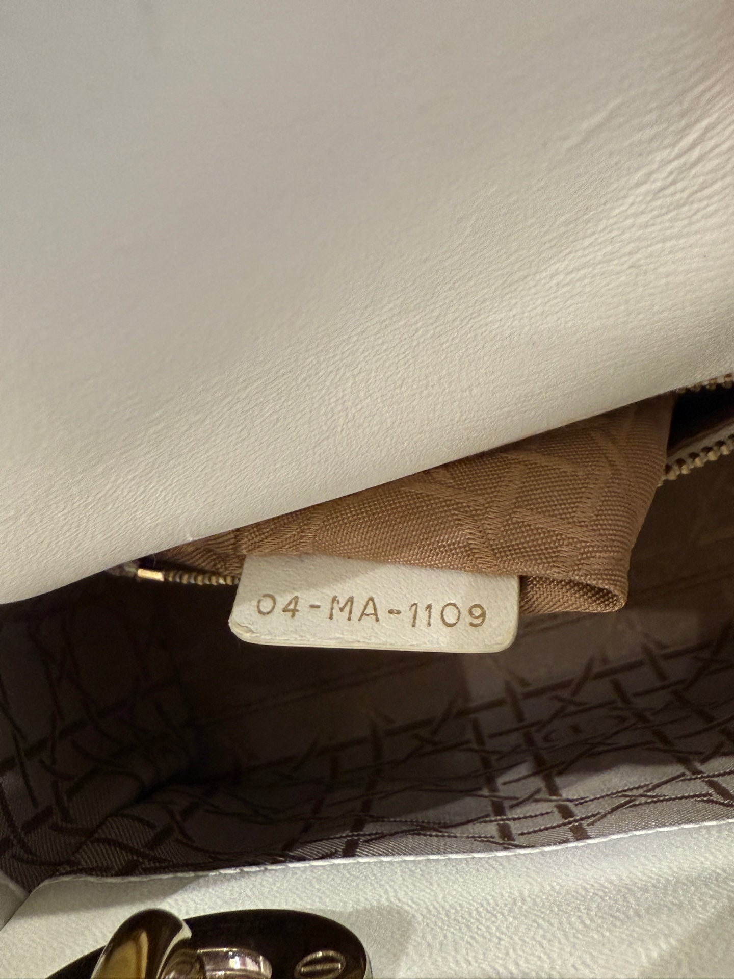 Dior - Lady Dior Mini - Leather - White - (mini)