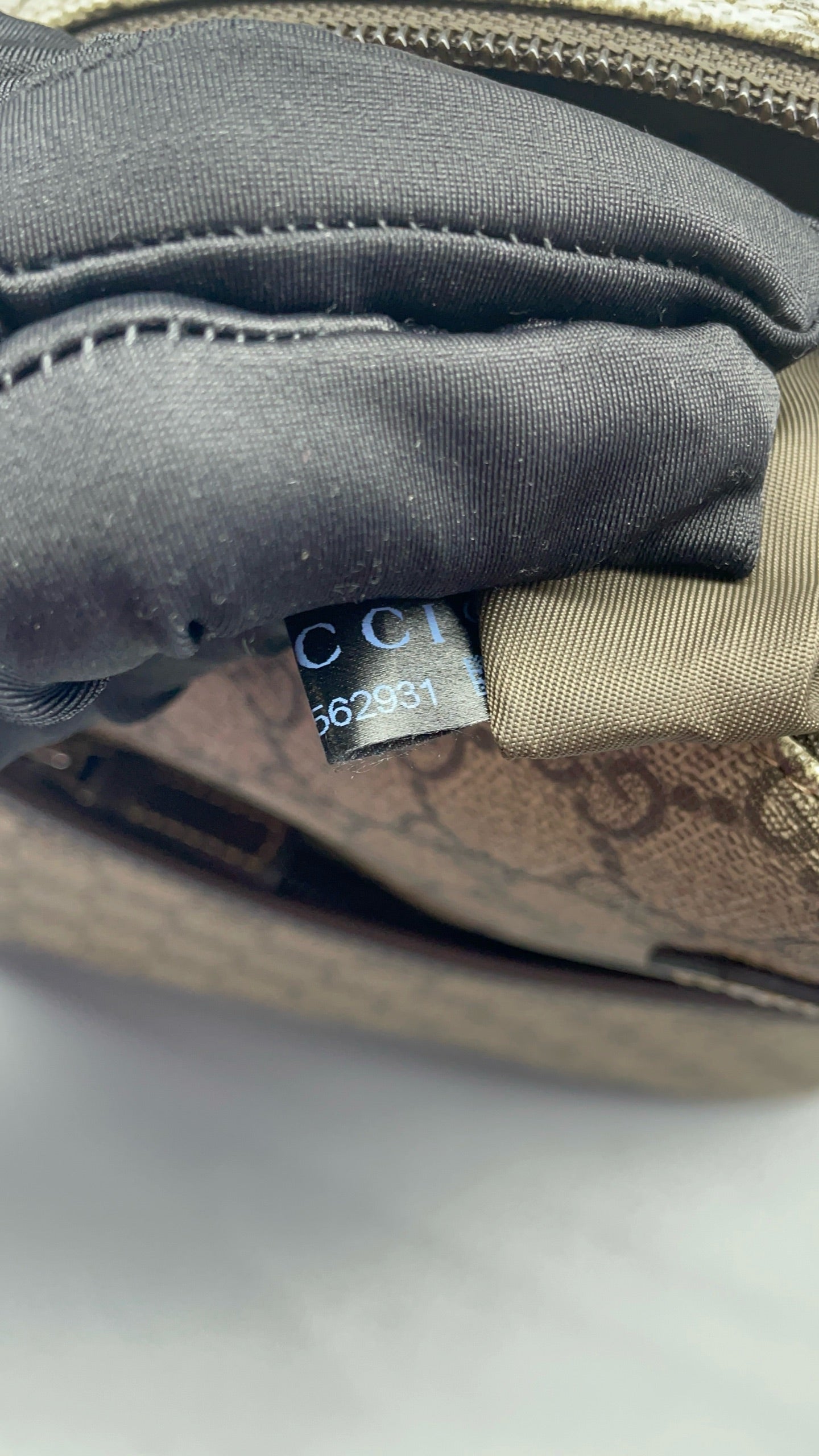 Gucci - GG Supreme Small Backpack - Coated canvas with leather trim and textile straps - Beige - (Small)