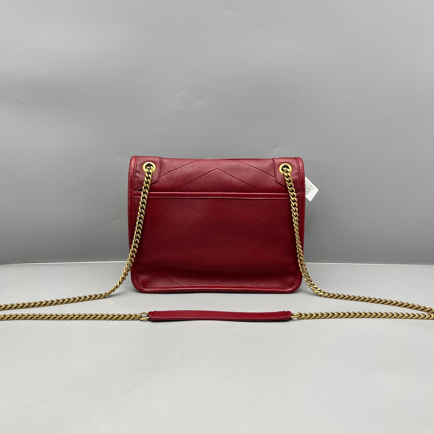 Saint Laurent - Niki Small - Lambskin leather - Red - (small)