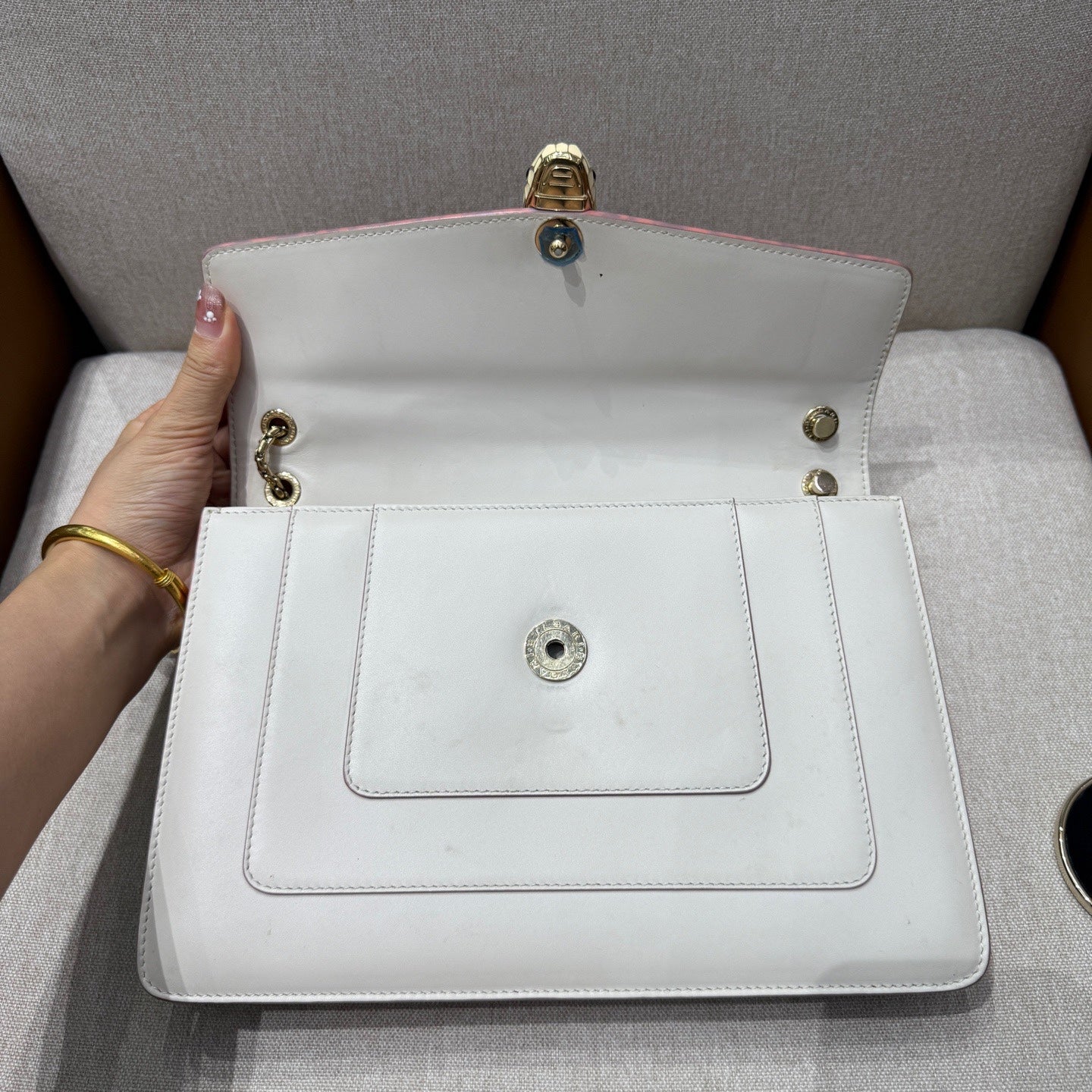BVLGARI - Serpenti Forever - Leather - White - (medium)