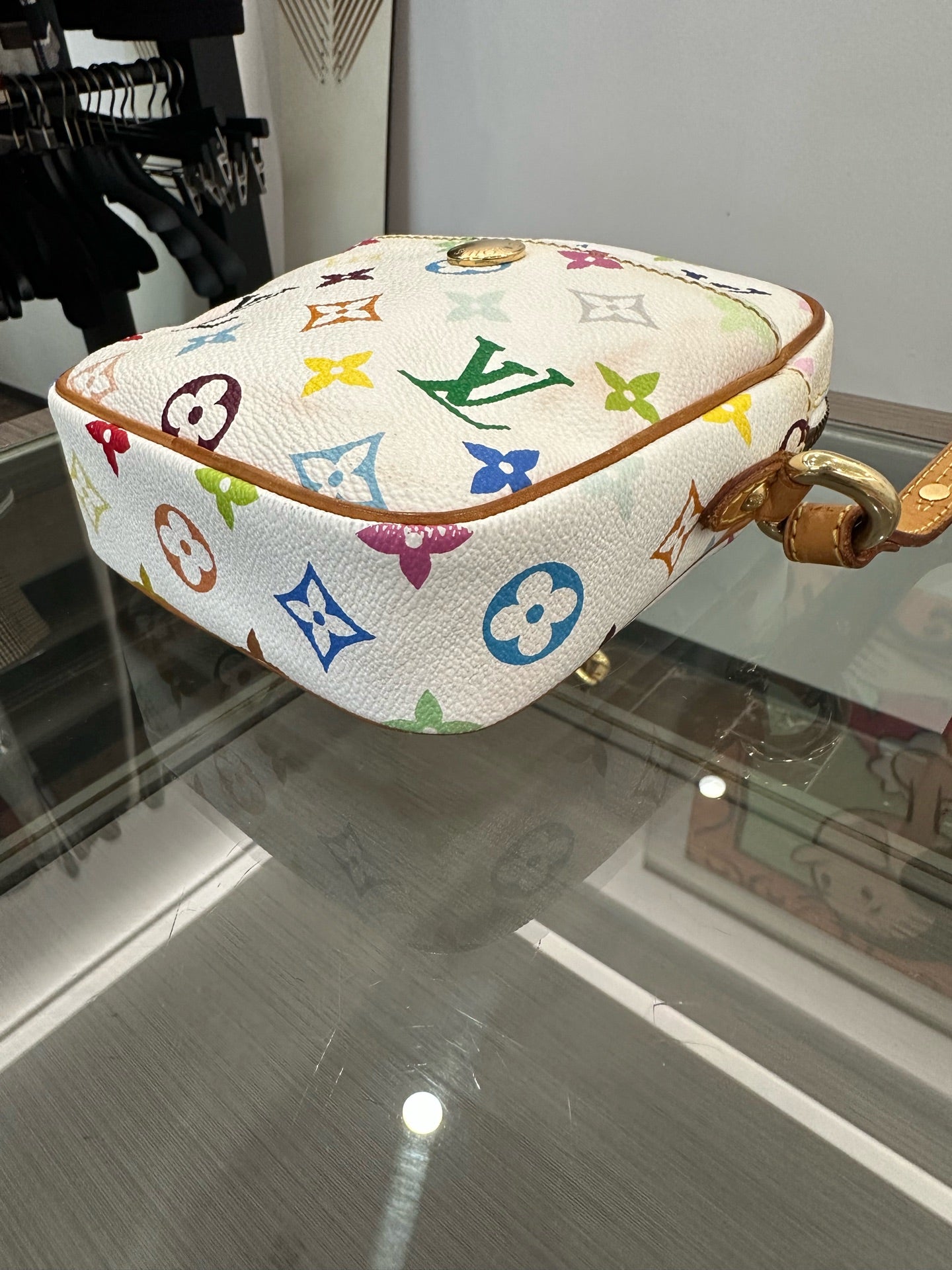 Louis Vuitton - Monogram Multicolore Mini Camera Bag - Monogram canvas and Vachetta leather - White - (mini)